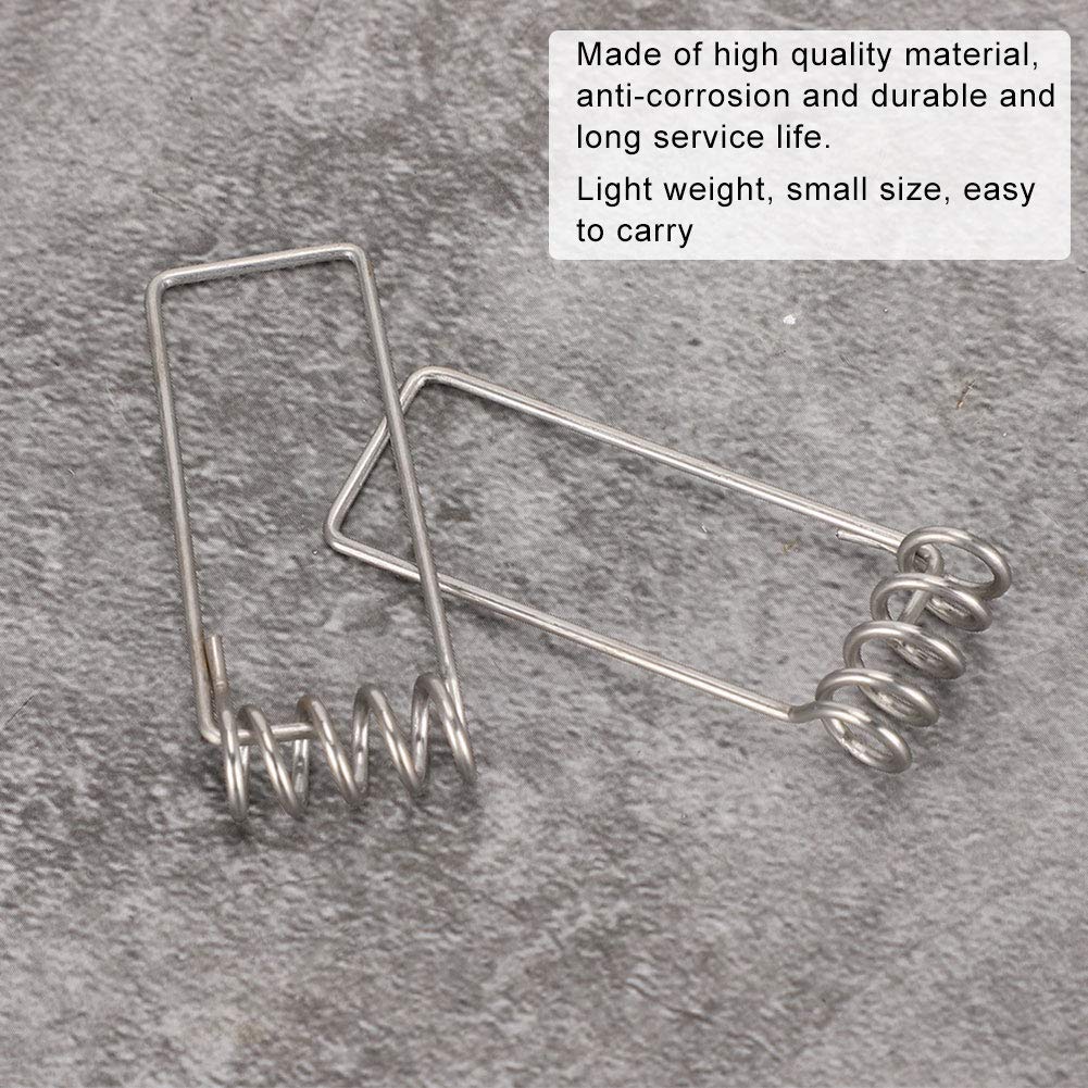 100PCS Downlight Spring Clips - LED Panel Light Replacement Clips, Heavy Duty Spring Steel for Recessed Lighting Fixtures - Perfect for Home, Office, and Commercial Ceiling Light Installations