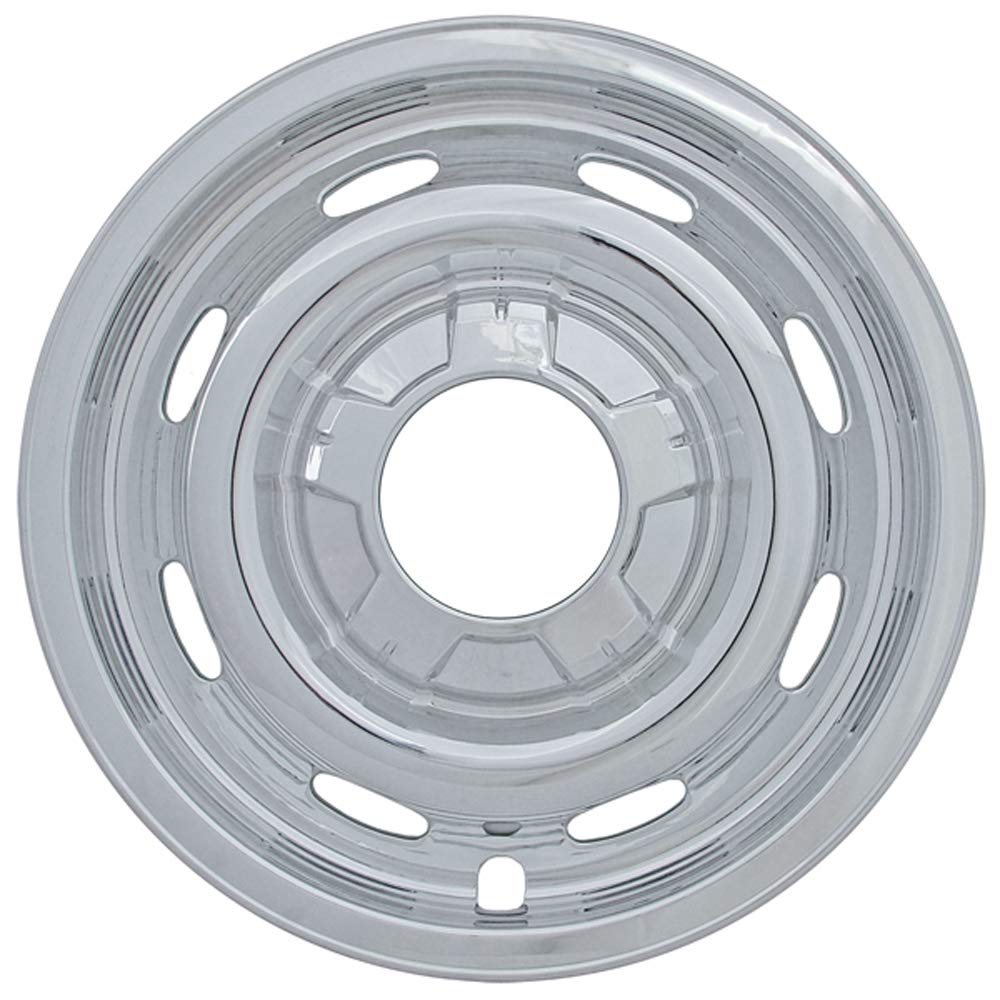 OxGord 18 Inch Wheel Skins for 2011-2017 Ford Explorer (Set of 4) - Chrome ABS Wheel Covers - Replacement Tire Caps for Enhanced Style & Protection - Perfect for Off-Roading, Daily Commuting & Car Customization