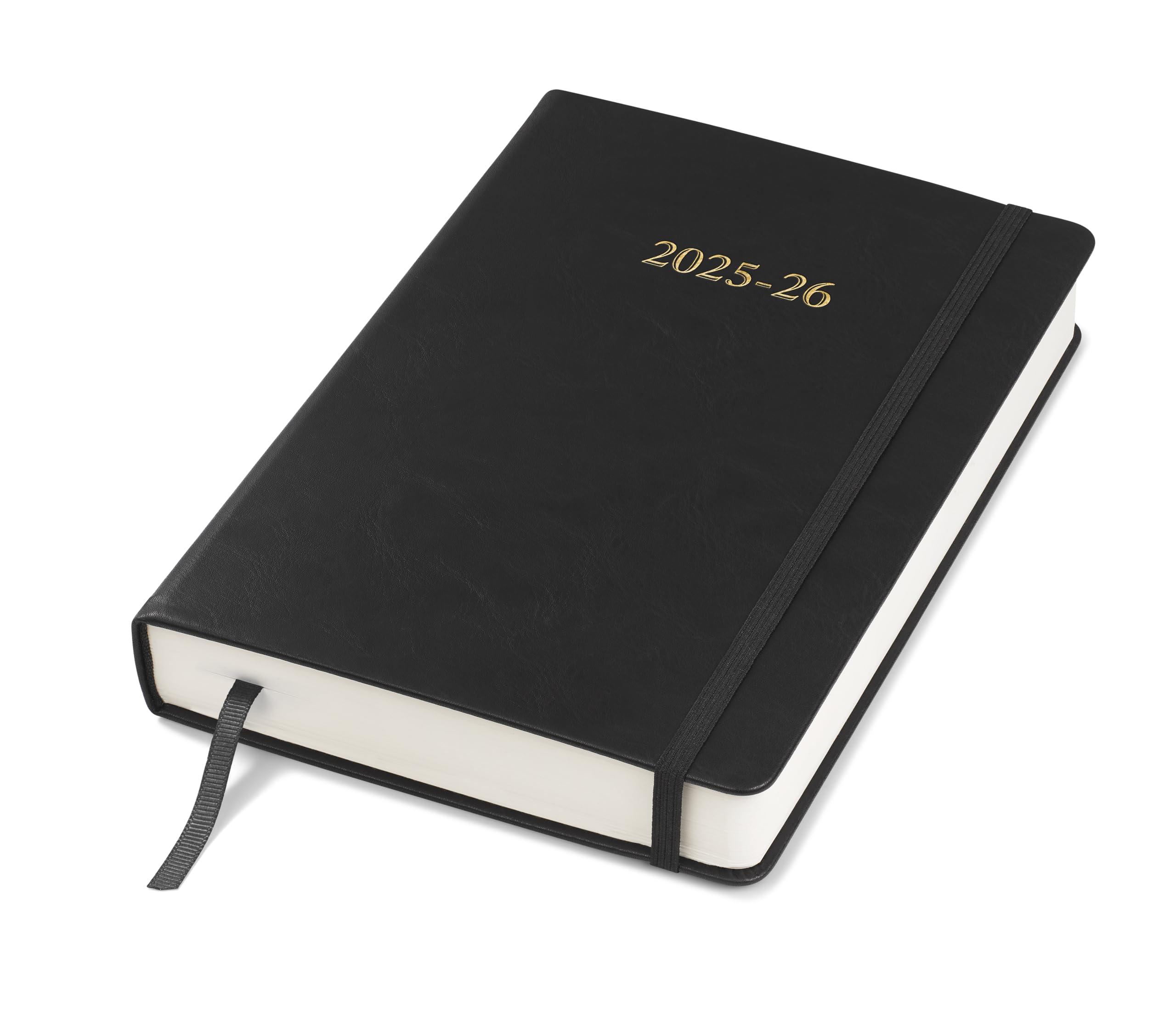 Wykeham's Executive 2025-26 Daily Planner & Academic Journal - Customizable Mid-Year Diary for Professionals & Students - 8.5