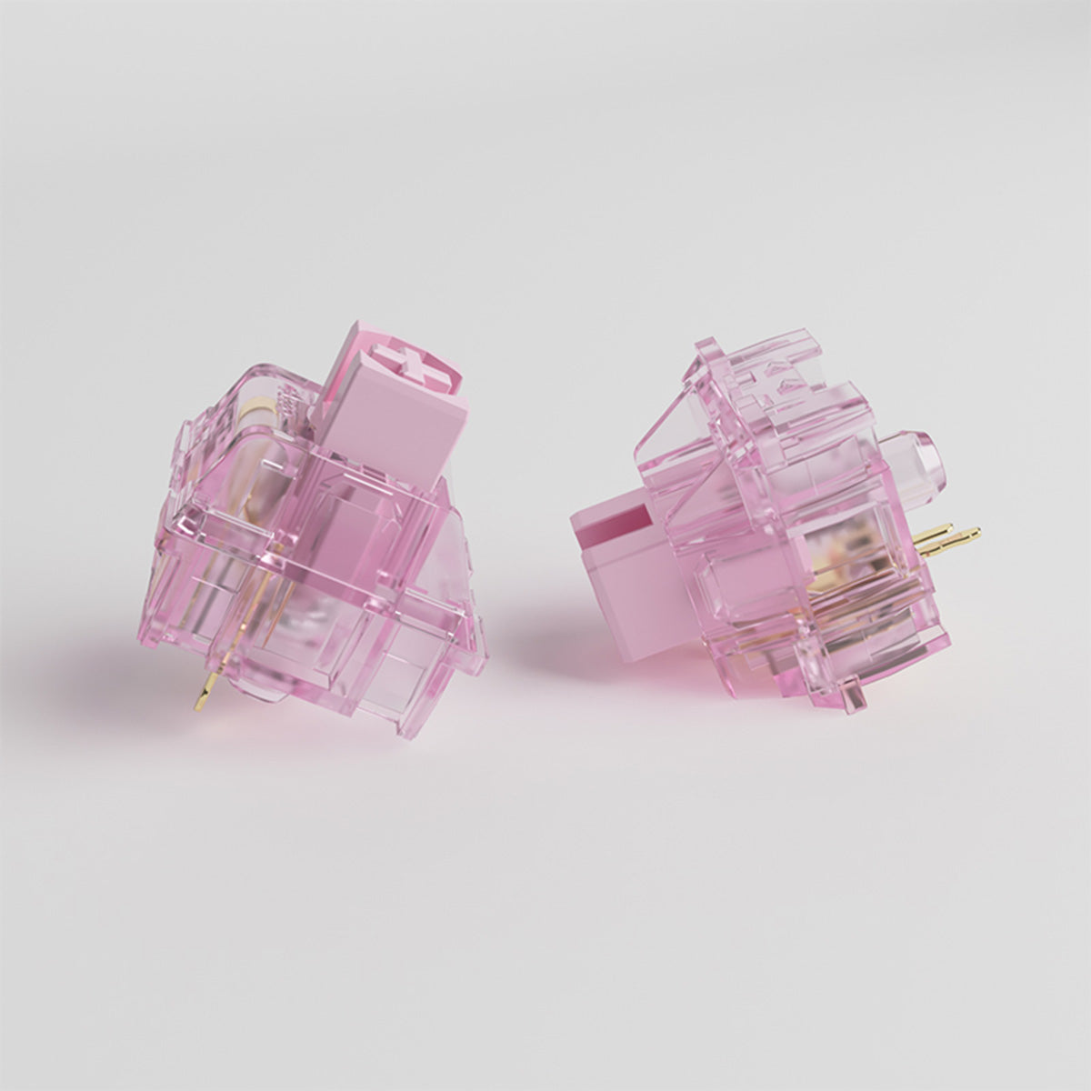 Akko CS Jelly Pink Mechanical Keyboard Switches - 45 Pack | Linear Silent Switches for Gaming & Typing | Compatible with DIY Custom Keyboards