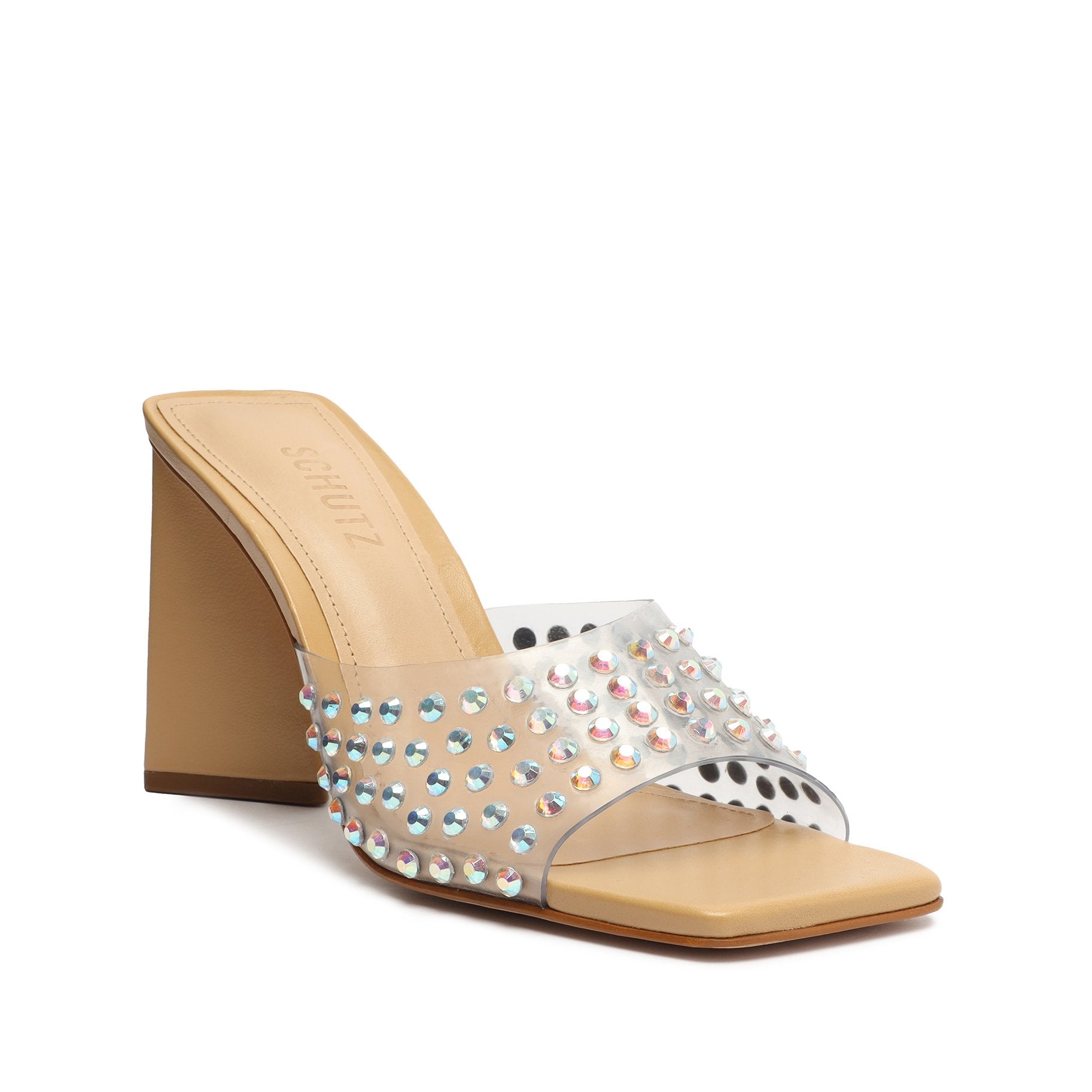 Lizah Crystal Clear Vinyl Sandals for Women - Fashionable Transparent Strappy Heels for Parties, Weddings & Summer Outfits