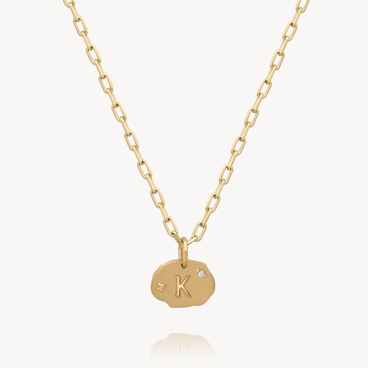 Athena Initial Pendant Necklace - Personalized Silver Letter Charm Jewelry for Women - Perfect Gift for Birthday, Anniversary & Valentine's Day