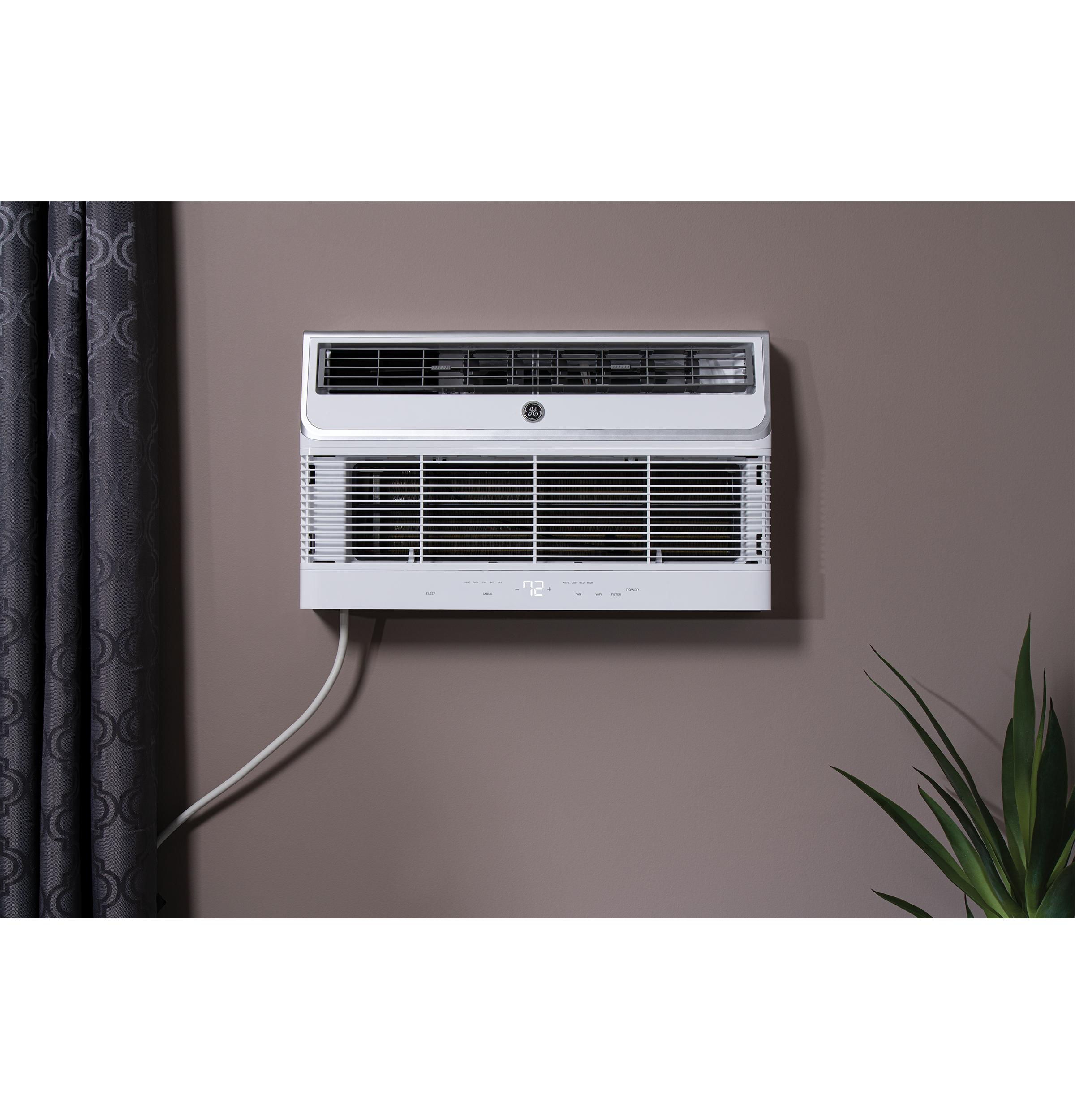 GE AJEM12DWJ 230/208 Volt Built-In Heat & Cool Room Air Conditioner - Perfect for Bedrooms, Living Rooms & Offices