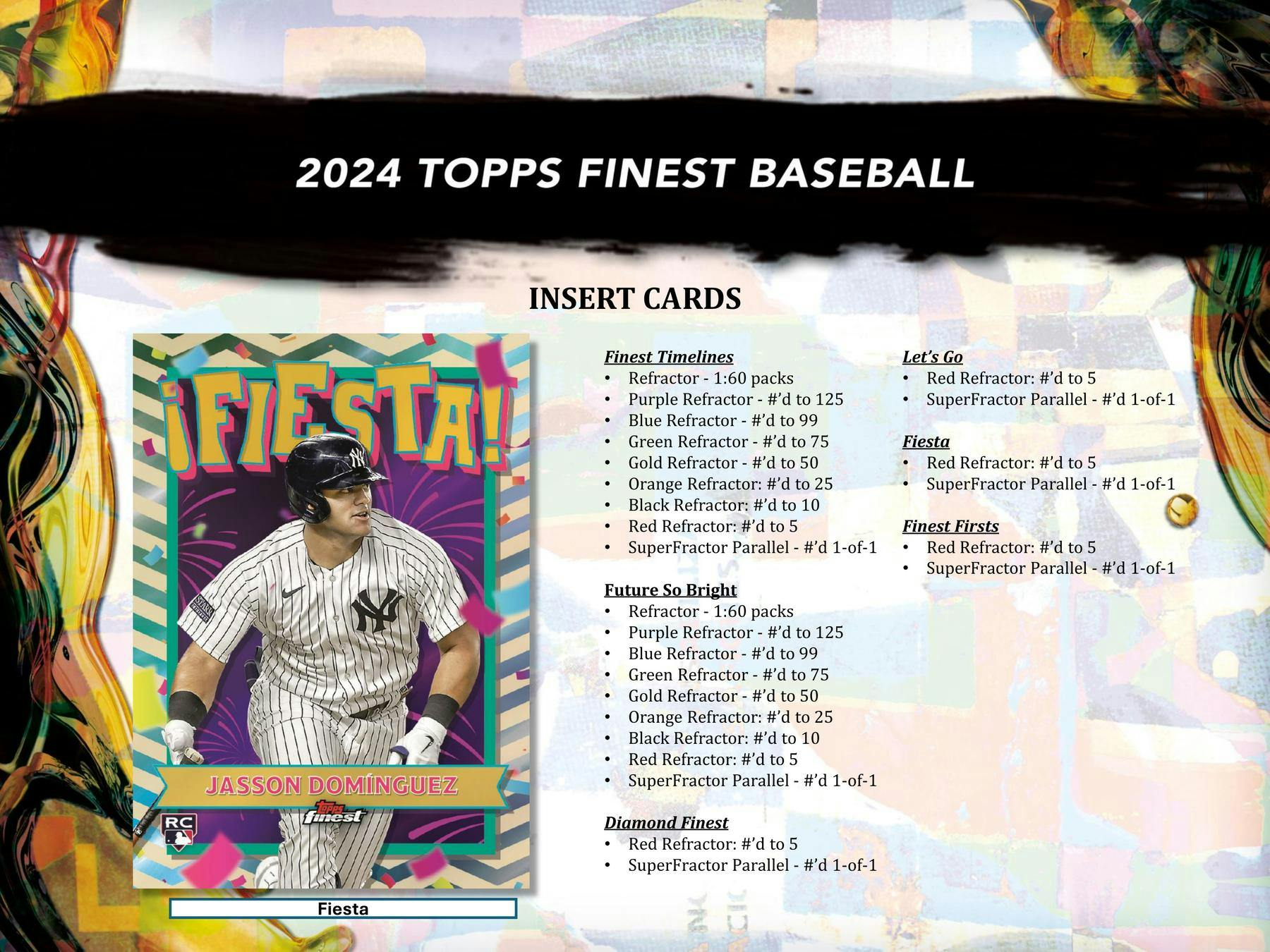 2024 Topps Finest Baseball Hobby Box - Premium MLB Trading Cards Collection for Collectors & Investors - Perfect for Sports Memorabilia Displays & Fantasy Baseball Drafts
