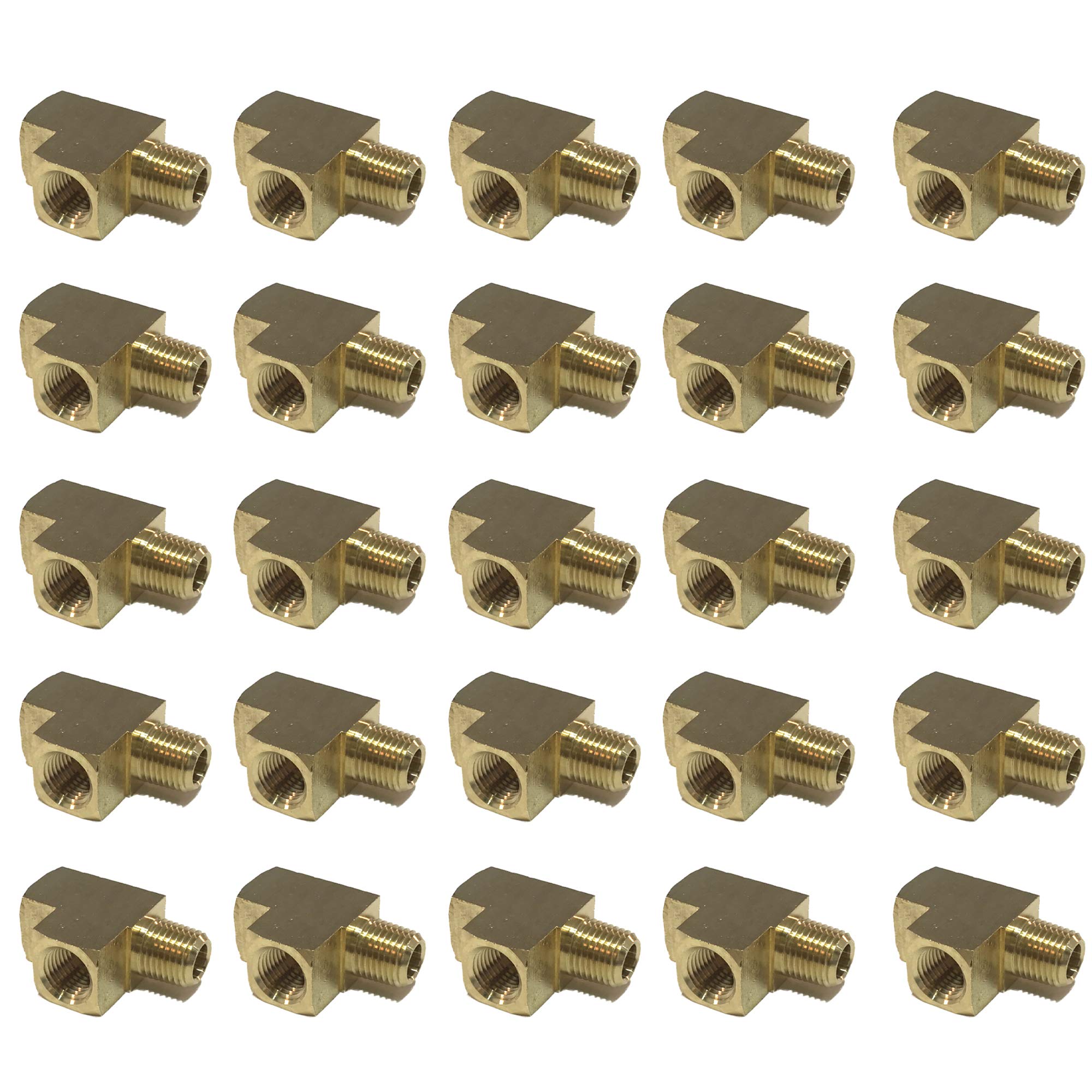 25 Pack Brass Street TEE 1/4