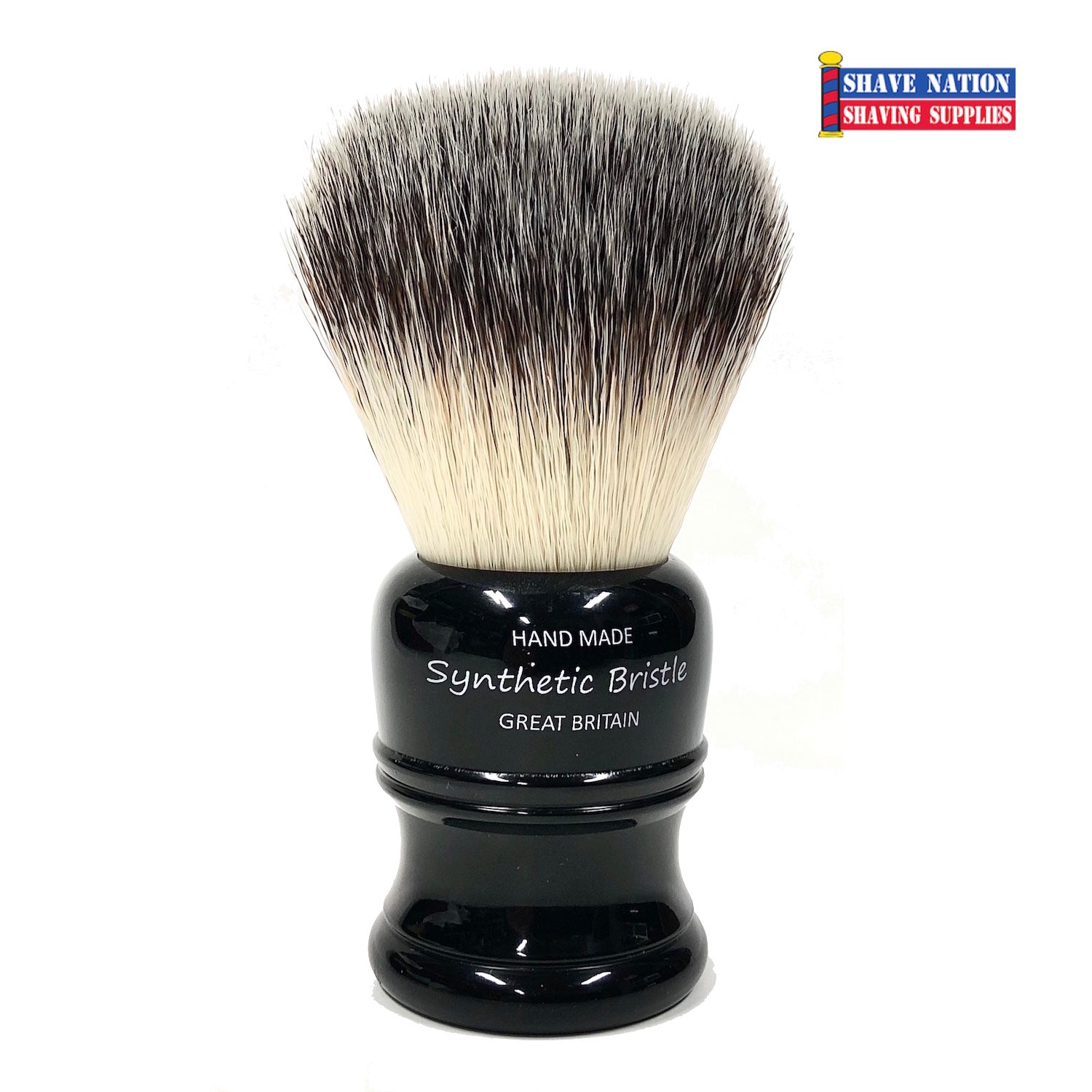 Simpsons SIMFIX Synthetic Bristle Shaving Brush for Men - Premium Wet Shaving & Beard Care Tool - Perfect for Travel, Grooming Kits & Luxury Shaving Routine