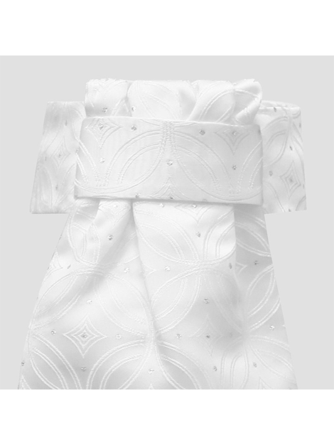Equetech Kiev Brocade Ready Tied Stock Tie - Elegant Pre-Tied Necktie for Men - Perfect for Weddings, Business Meetings & Formal Events
