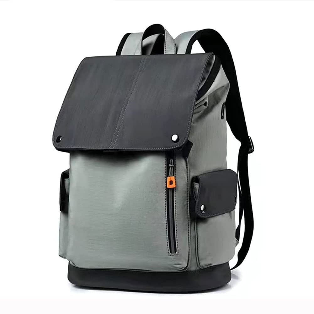 Stylish Korean-Inspired Men's Business Backpack - Waterproof Laptop Bag for Work, Travel & School - Casual College Student Backpack with USB Charging Port (Black) | Perfect for Office Commute, Campus Life & Weekend Getaways