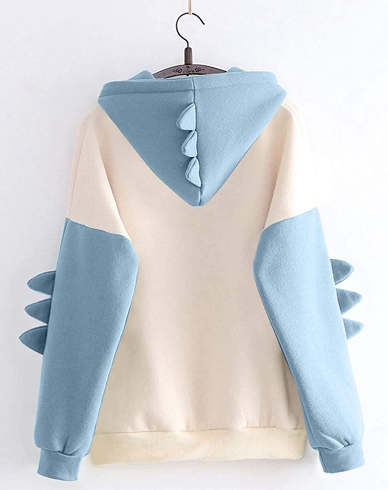 Cute Dinosaur Hoodie for Women - Kawaii Pullover Sweatshirt with Hood - Perfect for Casual Wear, Cosplay & Anime Conventions