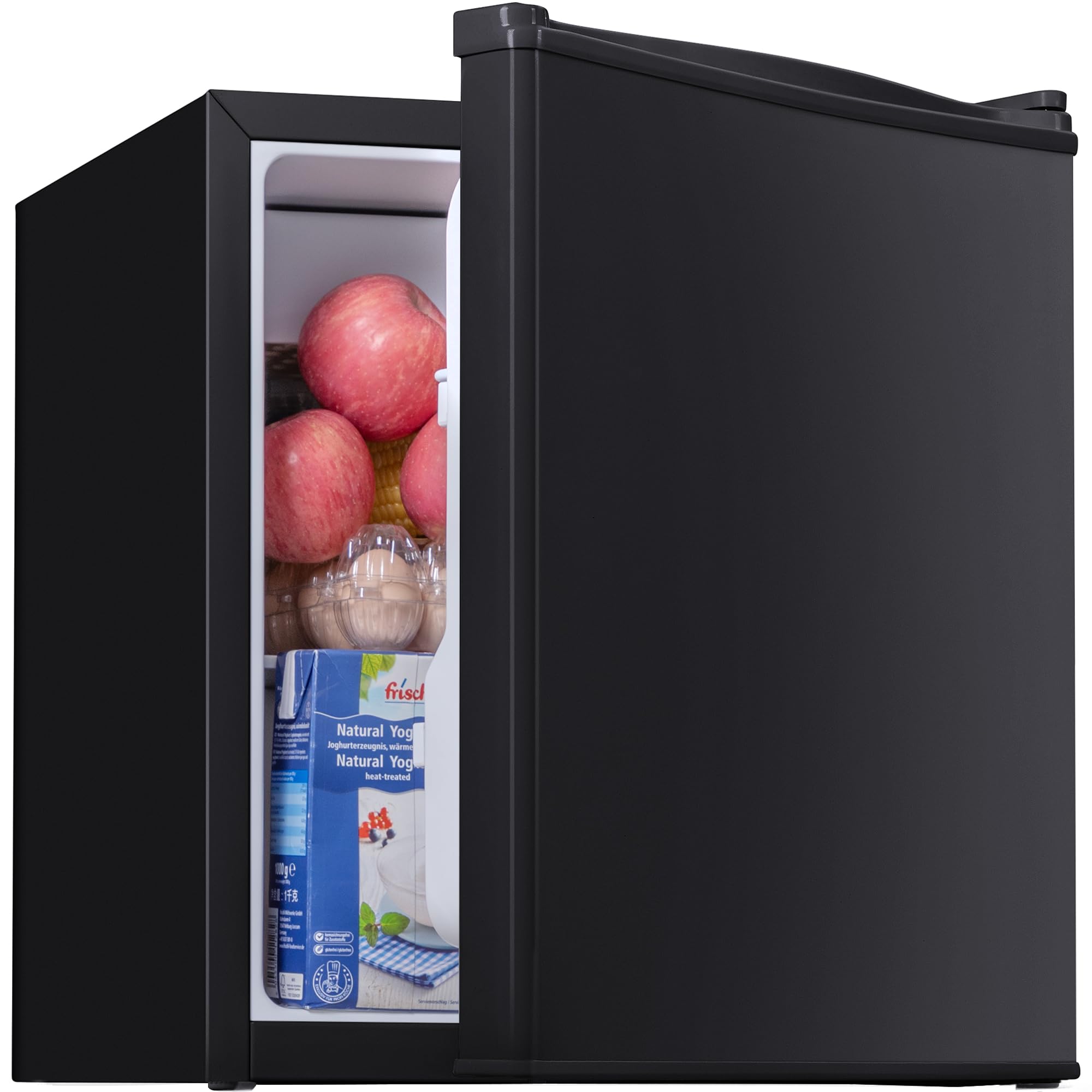 1.7 Cu.Ft Compact Refrigerator with Freezer - Energy Efficient, Low Noise, Auto Defrost Mini Fridge for Bedroom, Office, Dorm | Perfect for Snacks, Drinks & Small Spaces (Black)