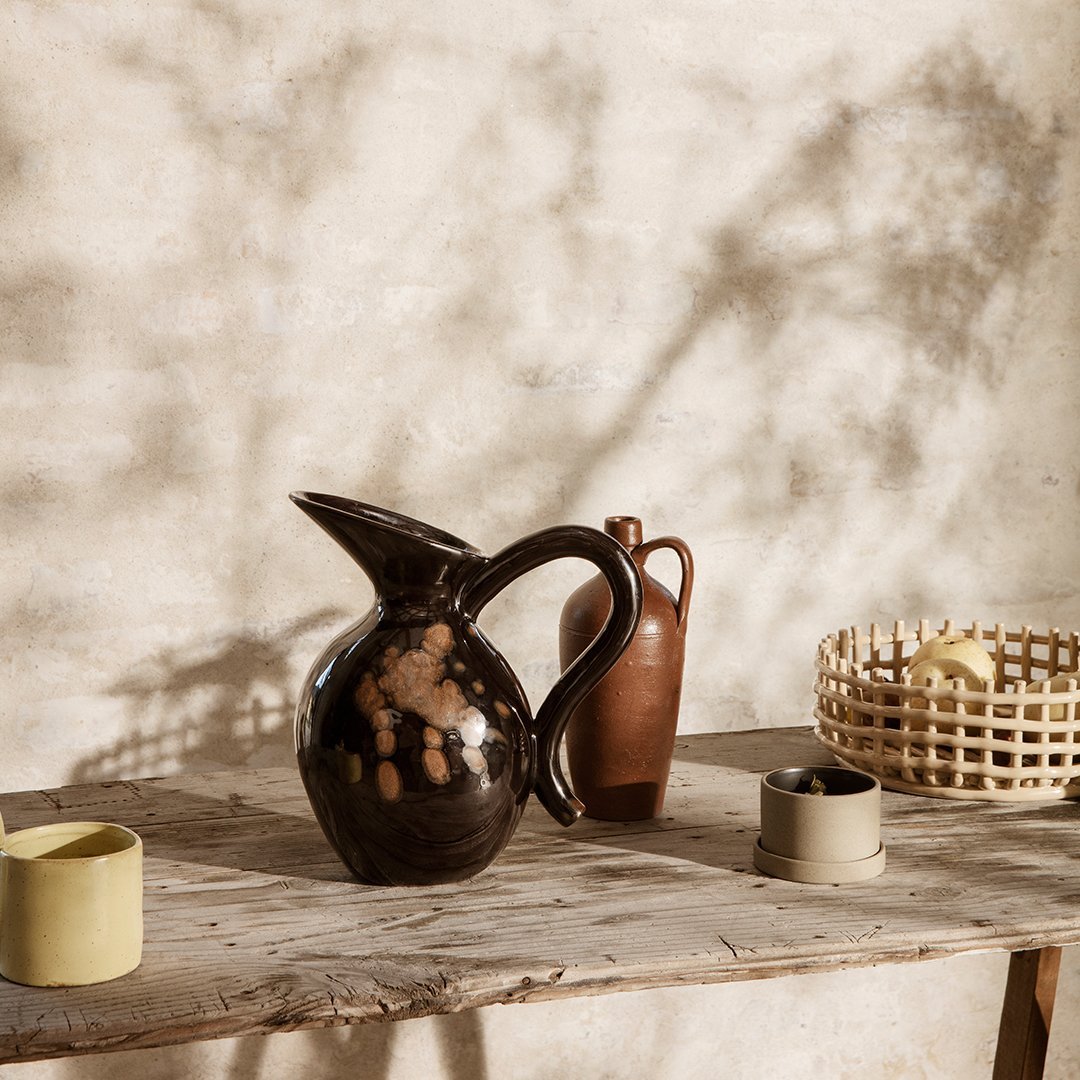 Elegant Ceramic Centerpiece for Dining Table Decor - Handcrafted Home Decor for Weddings, Parties & Holidays