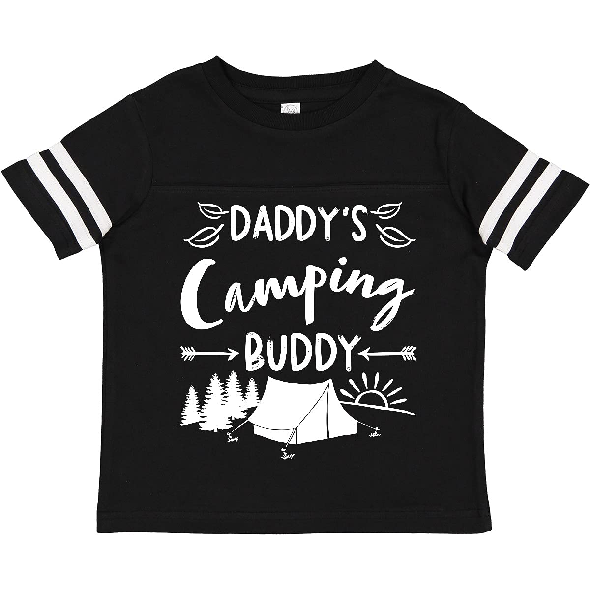 Inktastic Daddy's Camping Buddy Toddler T-Shirt - Cute Father & Child Matching Outfit for Camping Trips, Hiking Adventures & Outdoor Family Bonding