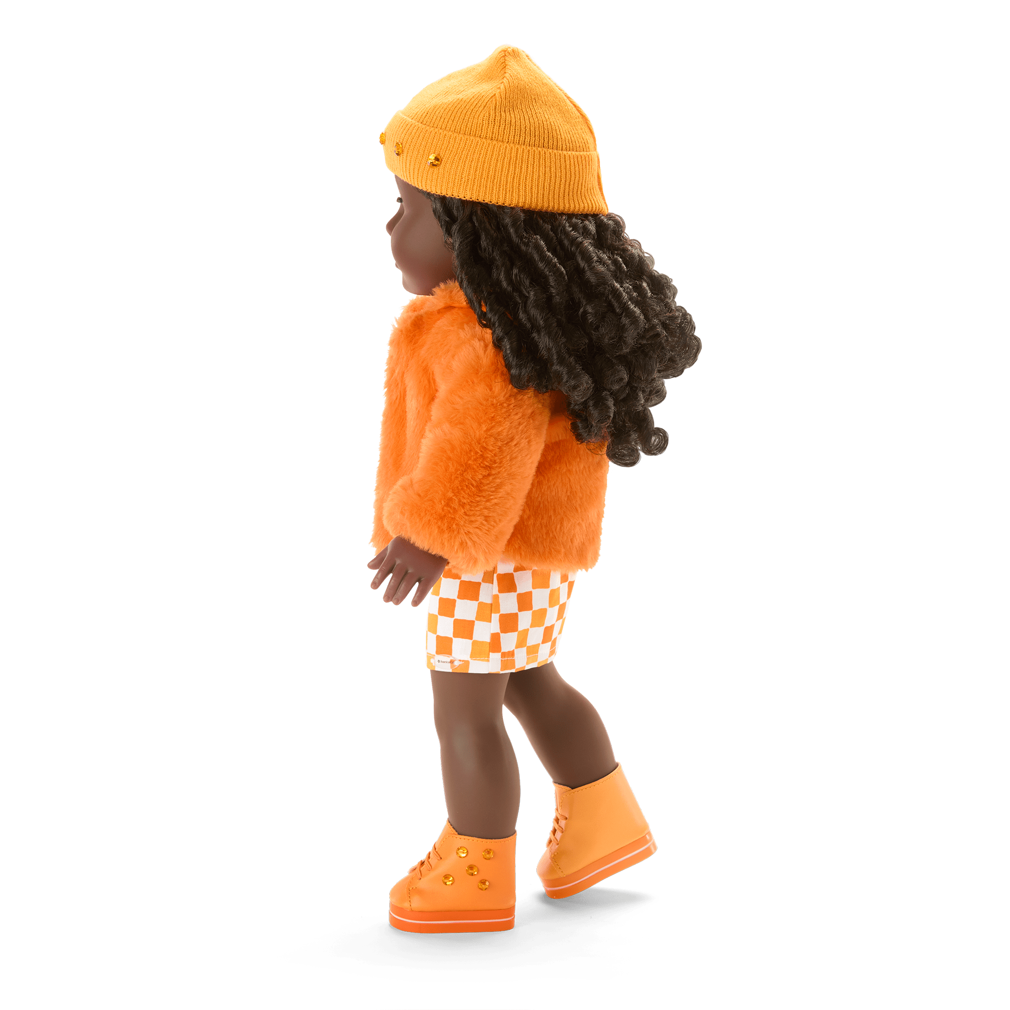 18 Inch Doll Clothes - November Shimmering Citrine Outfit for American Girl Dolls | Perfect for Holiday Dress Up & Birthday Gifts