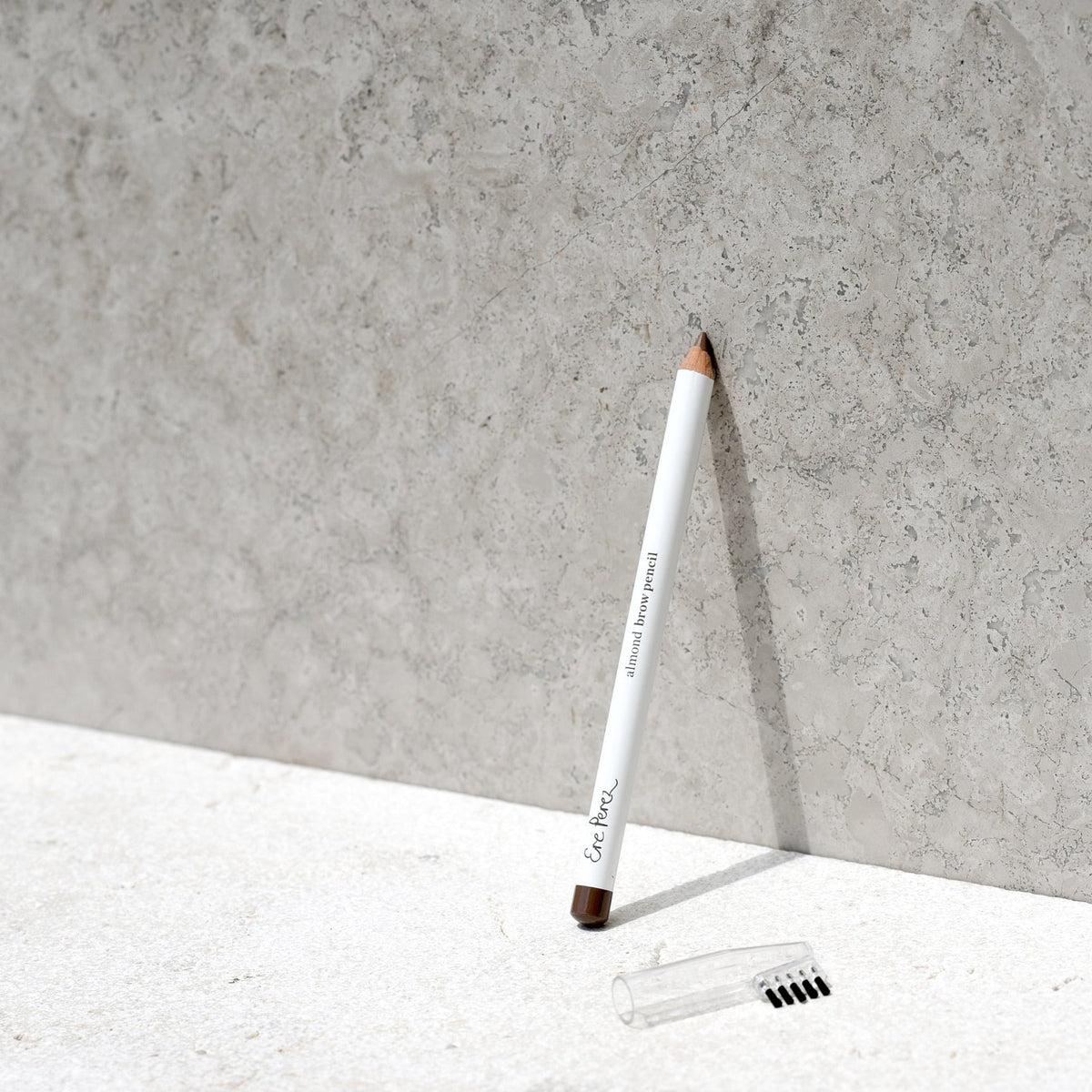 Best Almond Brow Pencil - Natural Wooden Eyebrow Pencil for Precise Shaping & Filling - Waterproof & Long-Lasting - Perfect for Daily Makeup, Professional Use, and On-the-Go Touch Ups