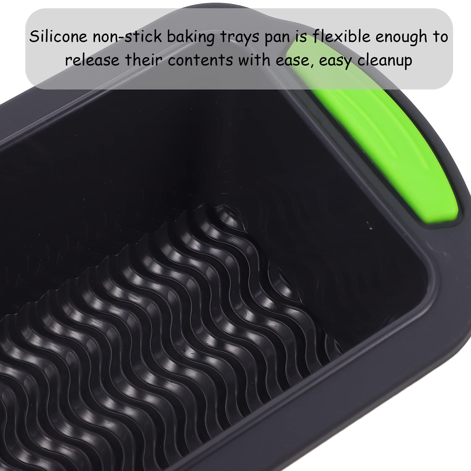 Non-Stick Silicone Loaf Pan for Baking Bread, Cake & Toast - DOITOOL Reusable & Durable Silicone Cake Mold - Perfect for Homemade Banana Bread, Pound Cake & Fruit Loaf