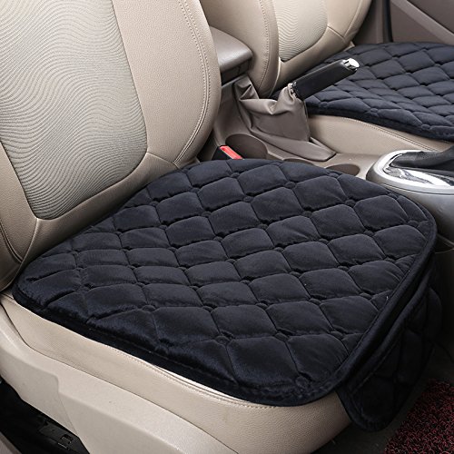 HCMAX Soft Car Seat Cover Cushion Pad Mat Protector - Universal Fit for Sedan, Hatchback, SUV - 2 Pack Front Seat Covers - Comfort & Protection for Long Drives, Commuting & Road Trips