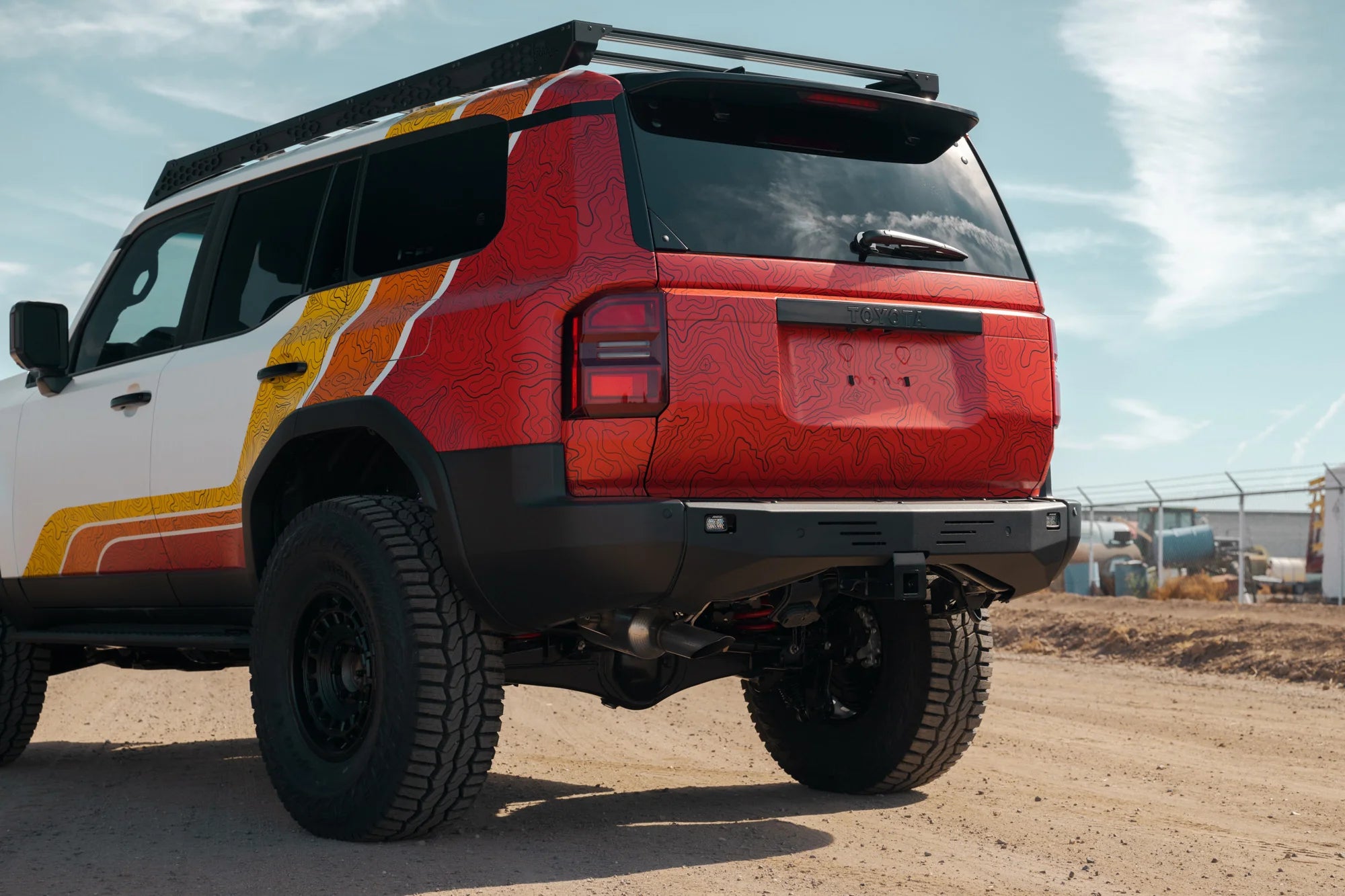 Rago Fabrication Heavy Duty Rear Bumper for 2024+ Toyota Land Cruiser 250 Series | Off-Road Protection & Recovery | Perfect for Overlanding, Rock Crawling & Adventure Travel
