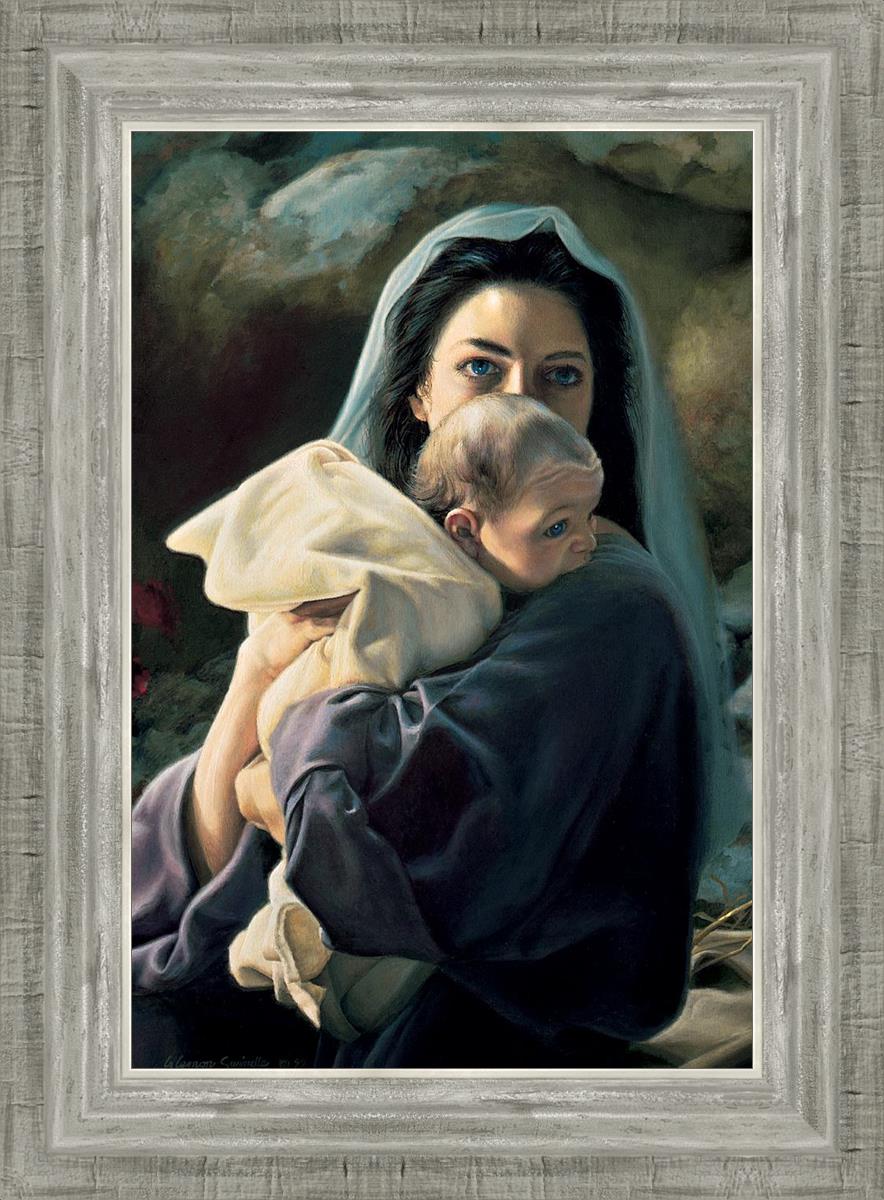 Be It Unto Me Religious Painting by Liz Lemon Swindle - Inspirational Christian Art for Home, Church & Office Decor