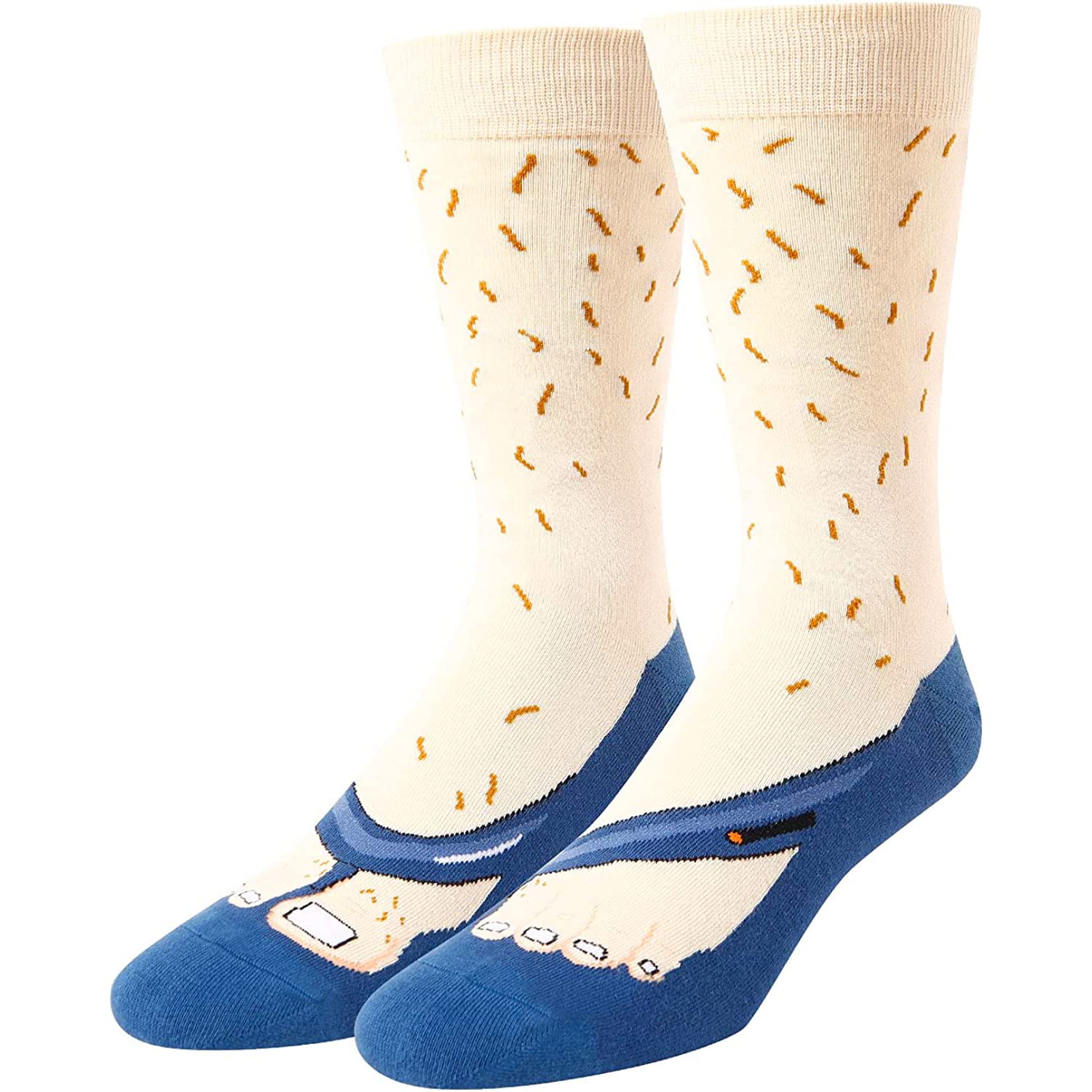 HappyPop American Flag Socks for Men - Funny Golf Bowling Baseball Optometry Novelty Socks - Perfect Gift for Dad, Groom, Lawyers & Sports Enthusiasts - Great for Golf Outings, Bowling Nights & Patriotic Events