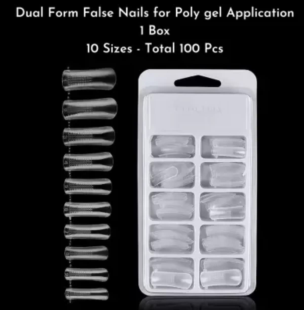 FeelHigh Acrylic Gel Poly Nail Extension Kit with Base & Top Coat - Professional Nail Art Combo for Salon & Home Manicure - Perfect for DIY Nail Extensions, French Tips & Gel Polish Designs