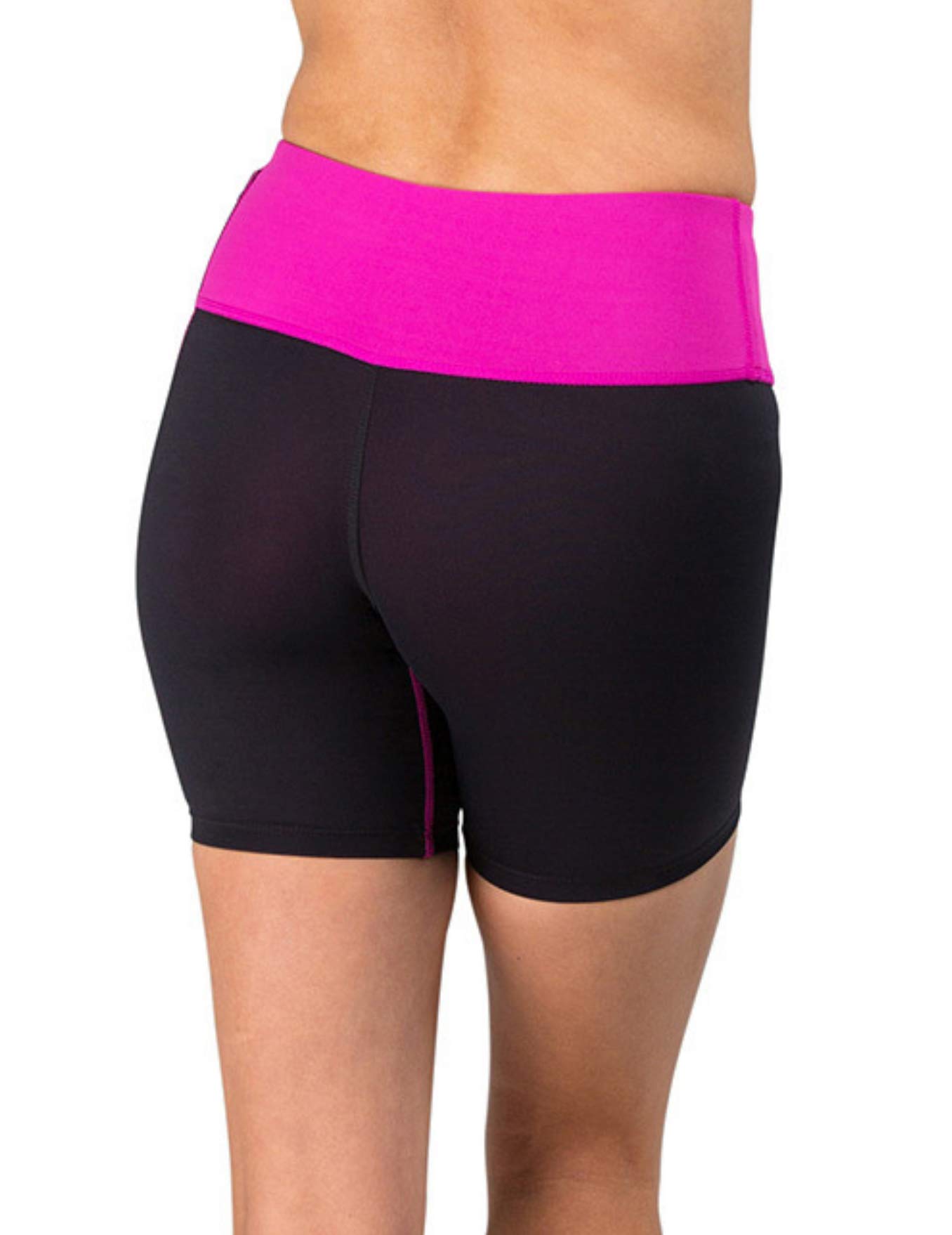 Delfin Spa Women's Mineral Infused Energizing Fitness Shorts - Workout, Yoga & Running Shorts for Petite to Plus Size - Moisture Wicking & Comfortable for Active Lifestyles
