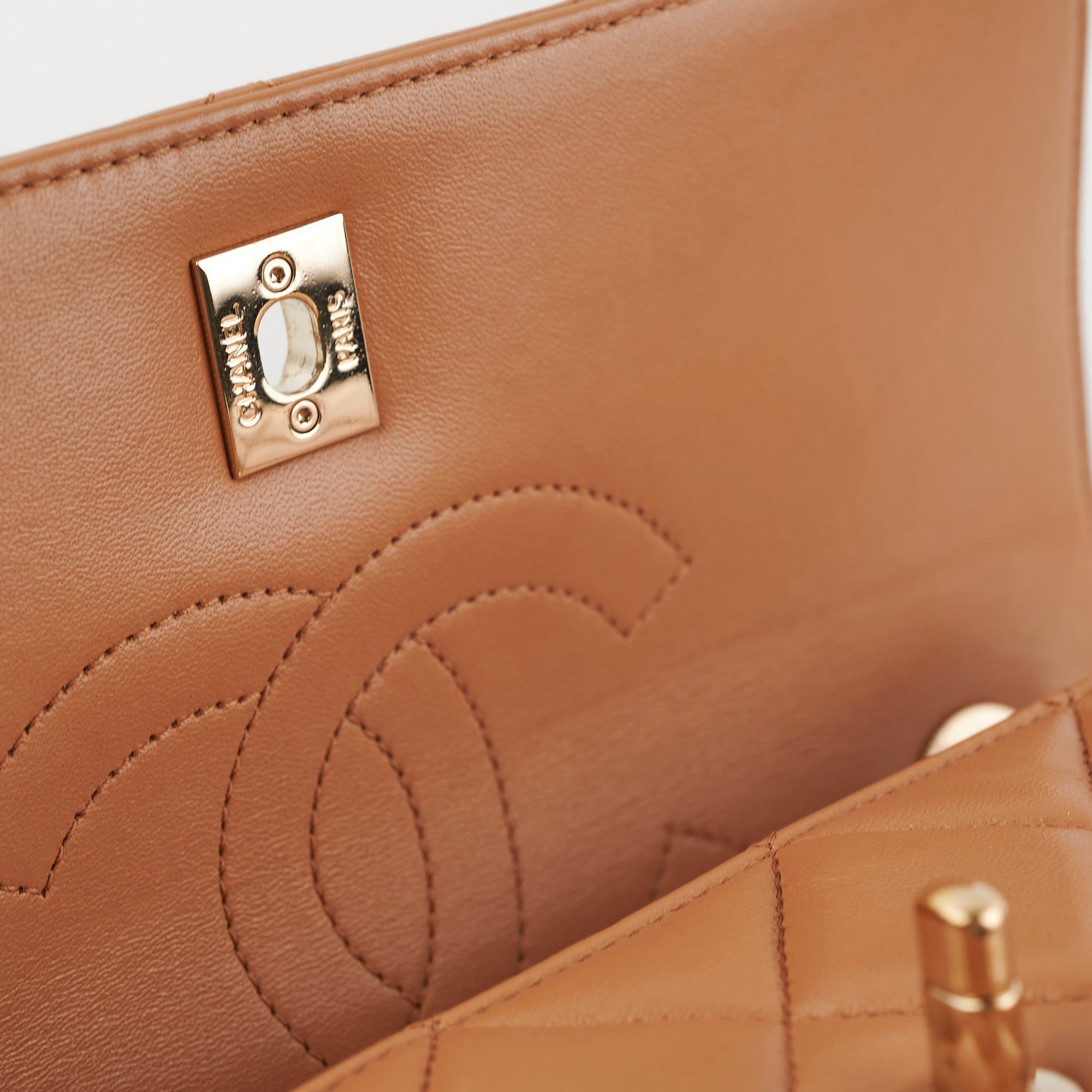 Chanel Trendy CC Quilted Leather Shoulder Bag in Caramel - Vintage Luxury Handbag for Women, Perfect for Date Nights & Special Occasions