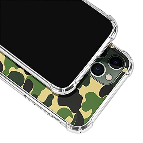 Skinit Clear Protective Phone Case for iPhone 12 Pro Max - Green Street Camo Design | Slim Fit, Scratch Resistant Cover | Perfect for Outdoor Activities, Travel & Daily Use