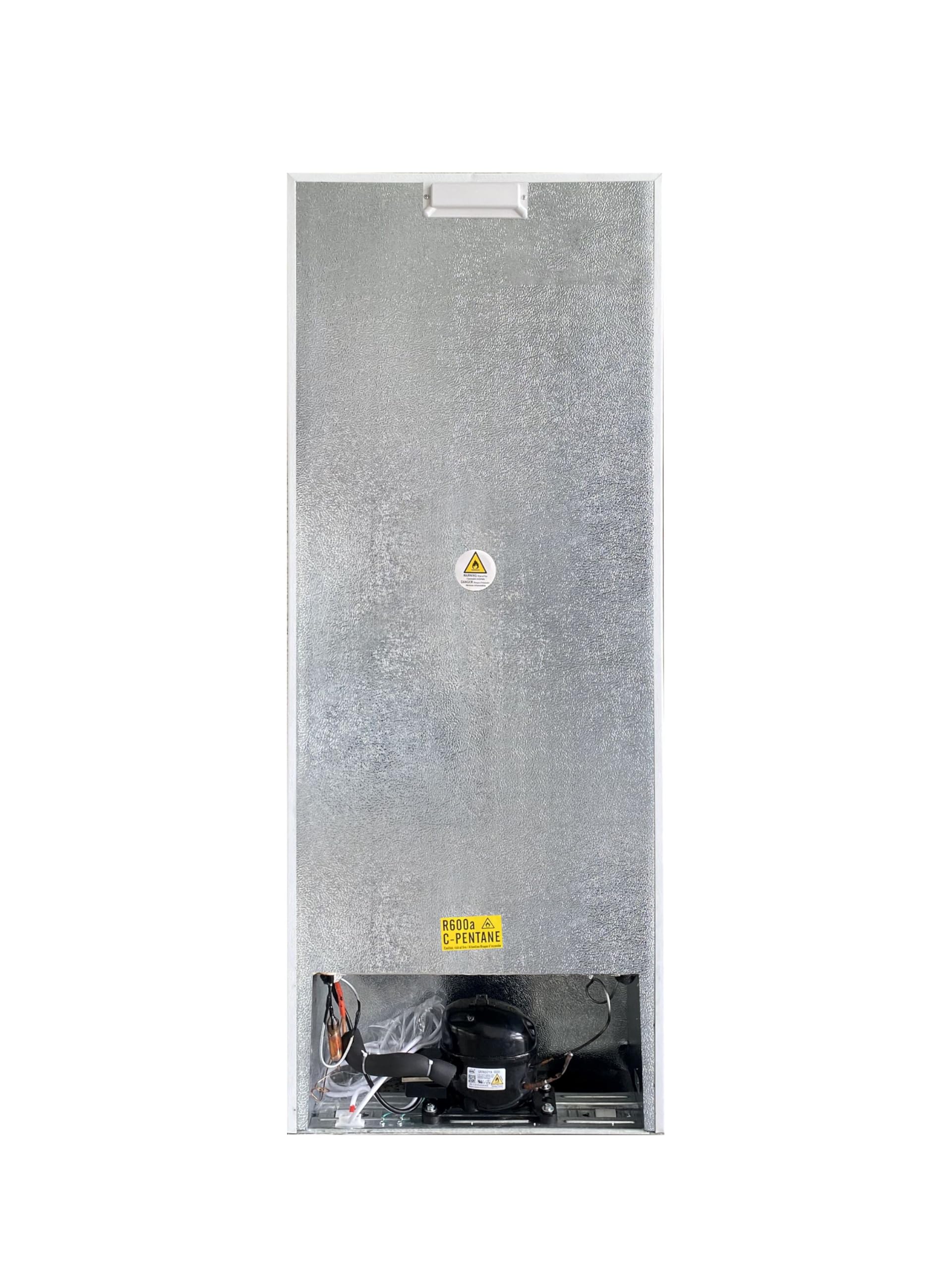 FRF690 Upright Freezer 6.5 Cubic Feet, White - Energy Efficient Compact Deep Freezer for Home, Kitchen, Garage, or Basement Storage