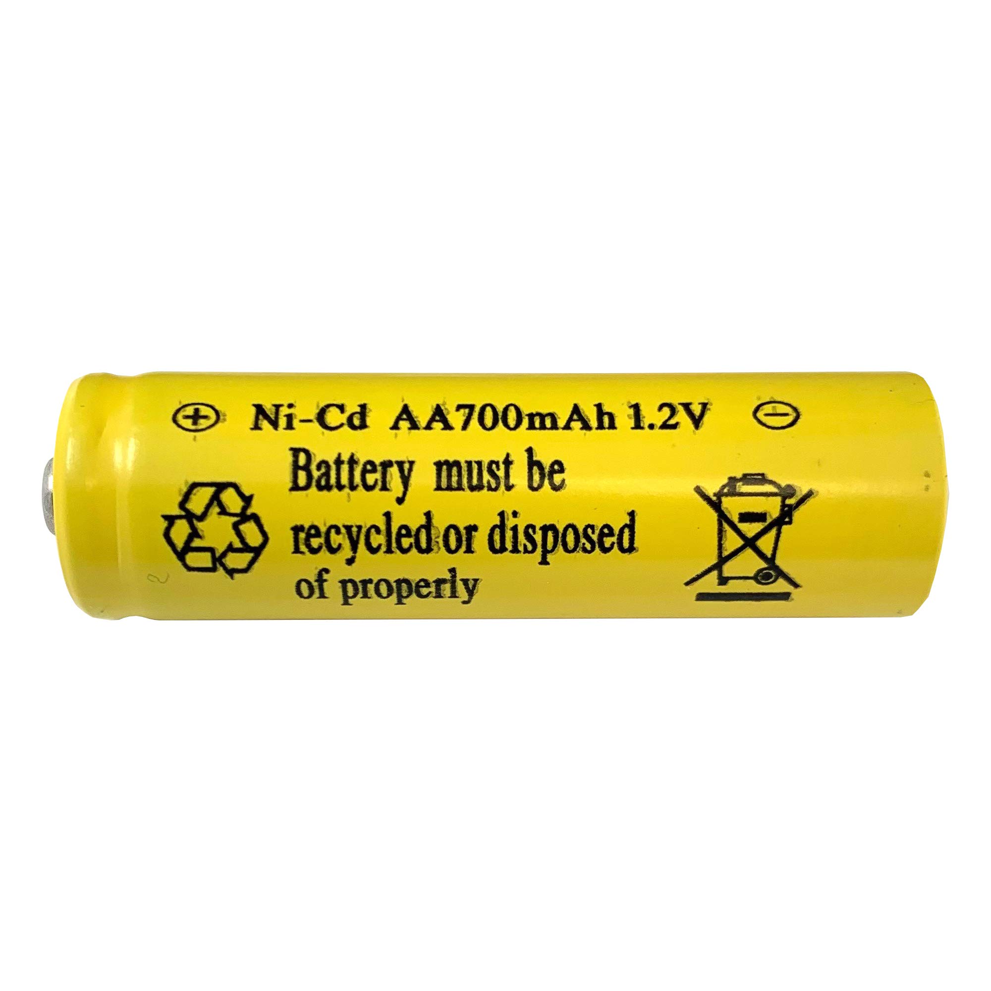 48 Pack AA NiCd Rechargeable Batteries 700mAh - High Capacity for Digital Cameras, Flashlights, Toys & More