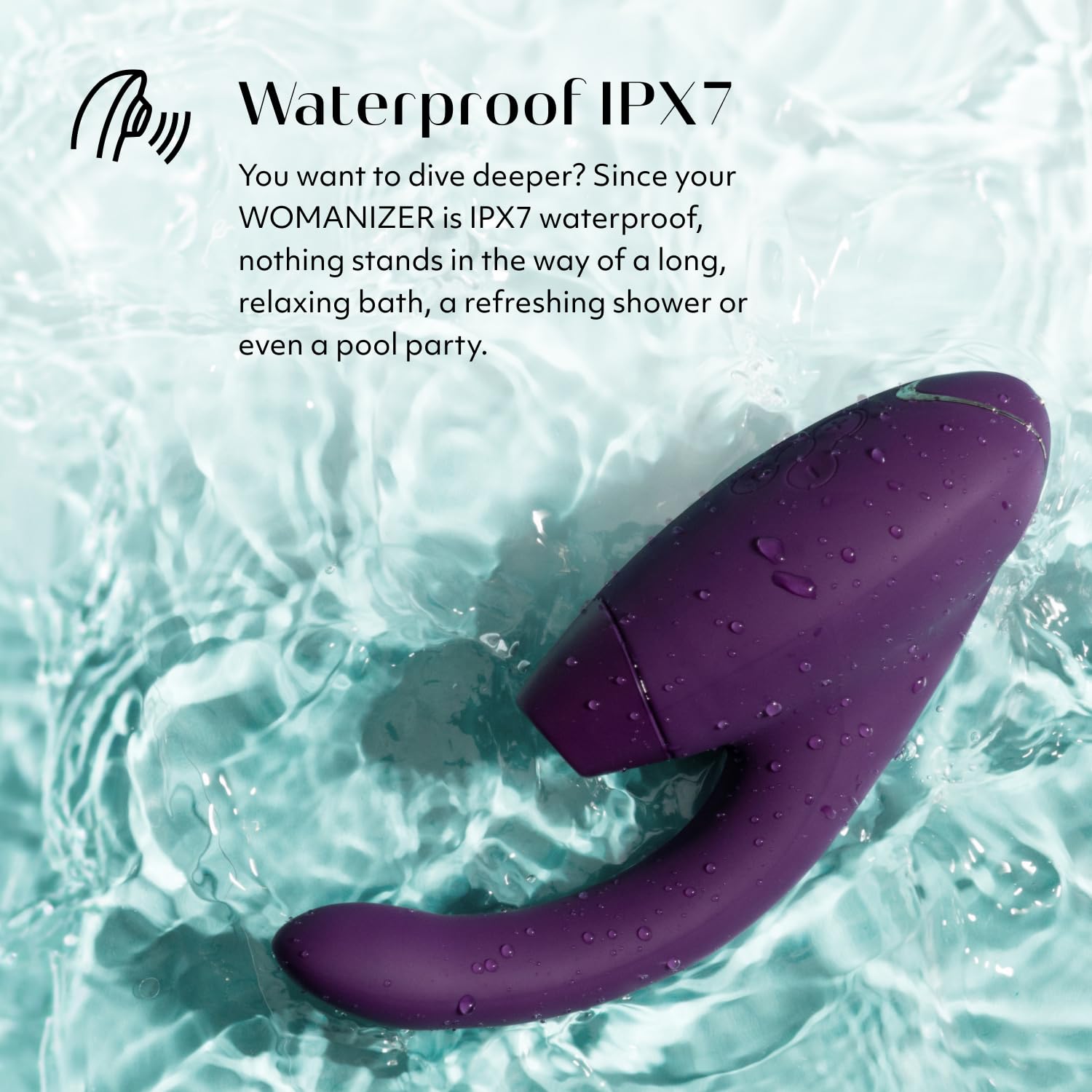 Womanizer InsideOut Clitoral & G-Spot Vibrator - 12 Intensity Levels Rabbit Vibrator for Women | Rechargeable Adult Sex Toy with Clit Suction Technology | Perfect for Solo Play & Couples Intimacy (Purple)
