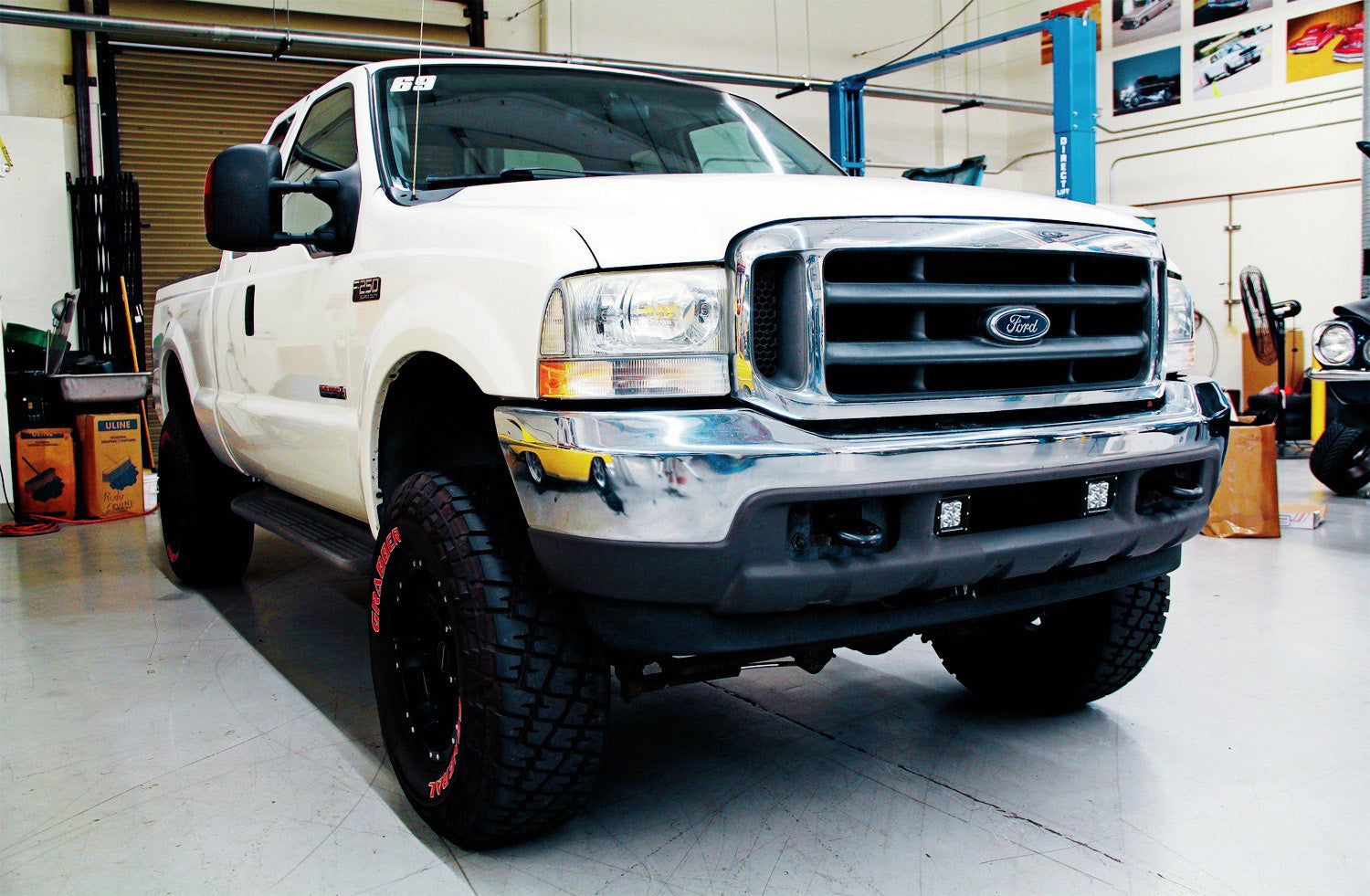 40W CREE LED Pods with Fog Light Bracket & Wiring Kit - Compatible with Ford F250 F350 F450 Excursion - Off-Road, Fog Lights, Truck Lighting Upgrade