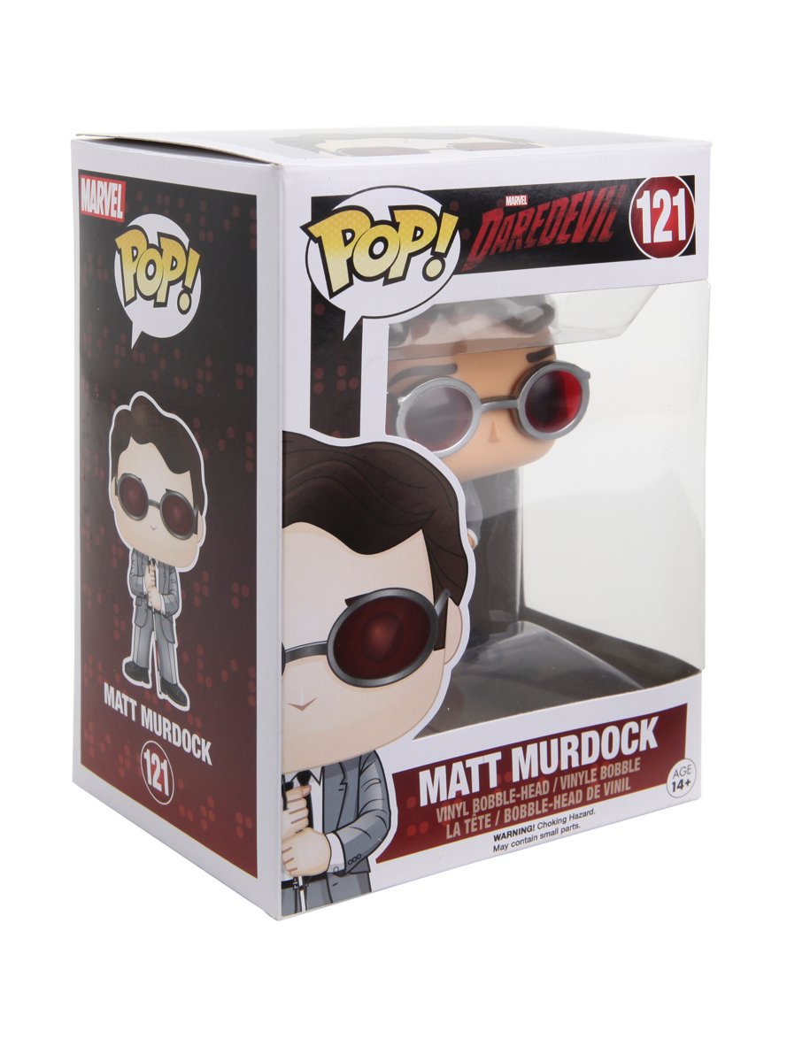 Funko Pop Marvel: Daredevil TV Series Matt Murdock Collectible Action Figure - Perfect for Marvel Fans, Office Decor & Superhero Collections