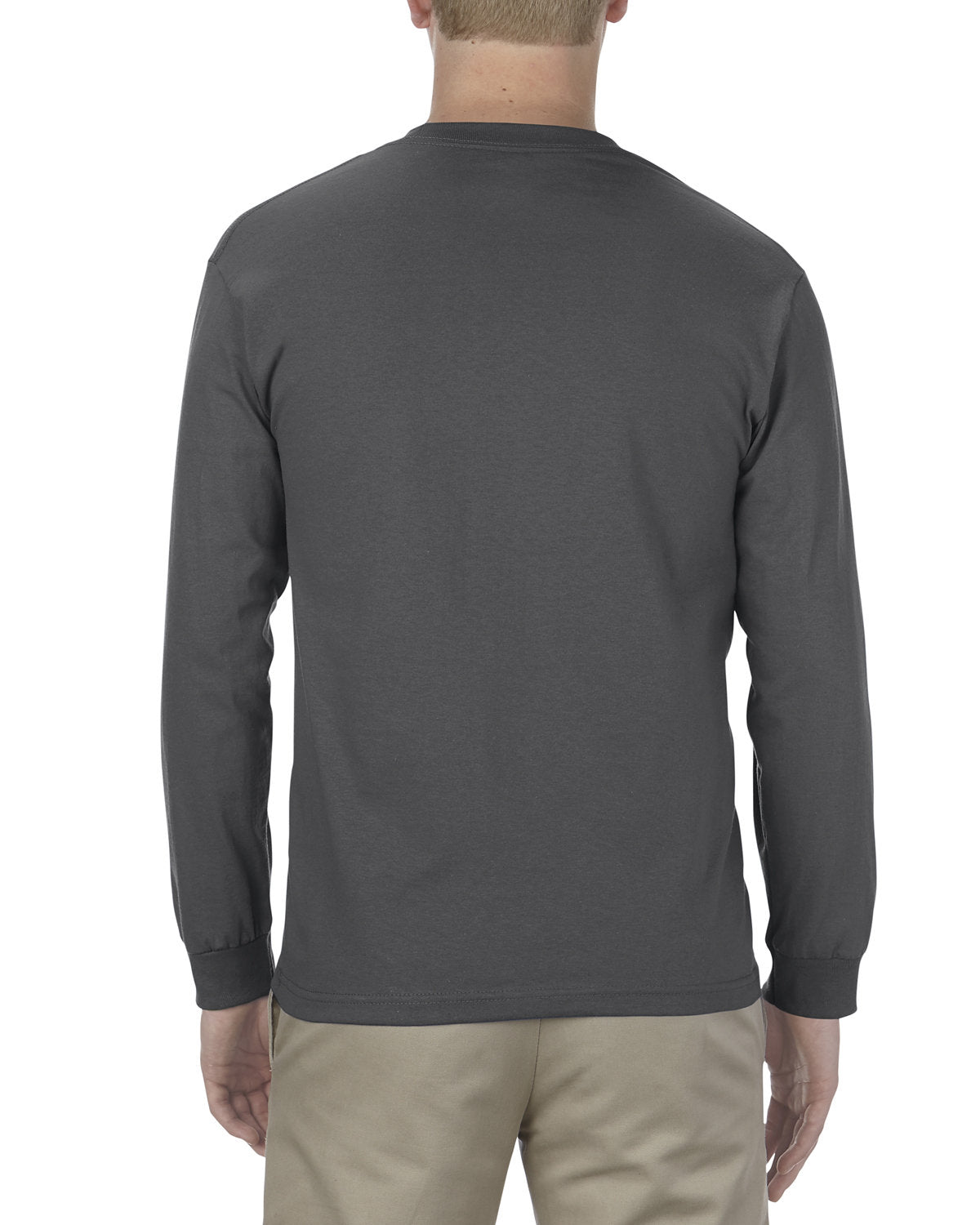Alstyle AL1304 Adult 6.0 oz. 100% Cotton Long Sleeve T-Shirt for Men & Women - Soft Comfort Fit Casual Wear for Everyday, Work & Layering