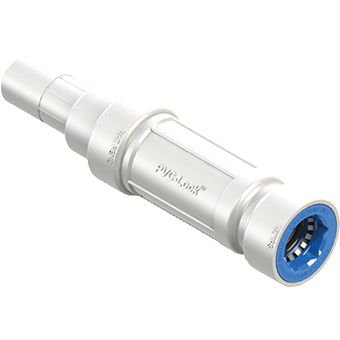 Hydro Rain PVCL SFX 050 PVC Lock® 1/2 Inch Slide Repair Coupling - Durable PVC Pipe Fitting for Irrigation & Plumbing Repairs - Perfect for Home Garden, Lawn Sprinkler & Water Supply Systems