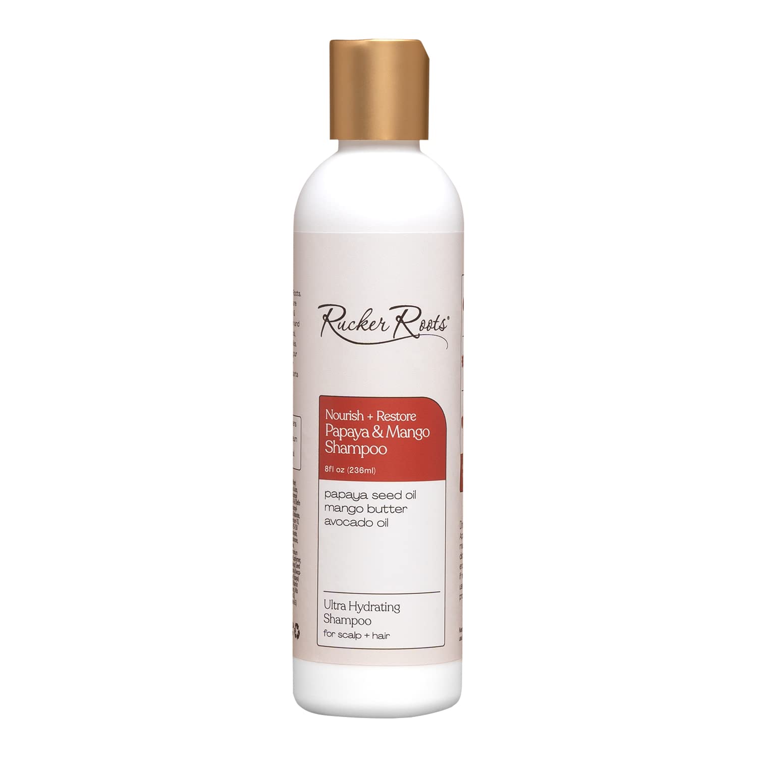 Rucker Roots Nourish & Restore Hair Mask with Papaya & Mango - Deep Conditioning Treatment for Natural Hair - Perfect for Wash Day & Mother's Day Gift Set