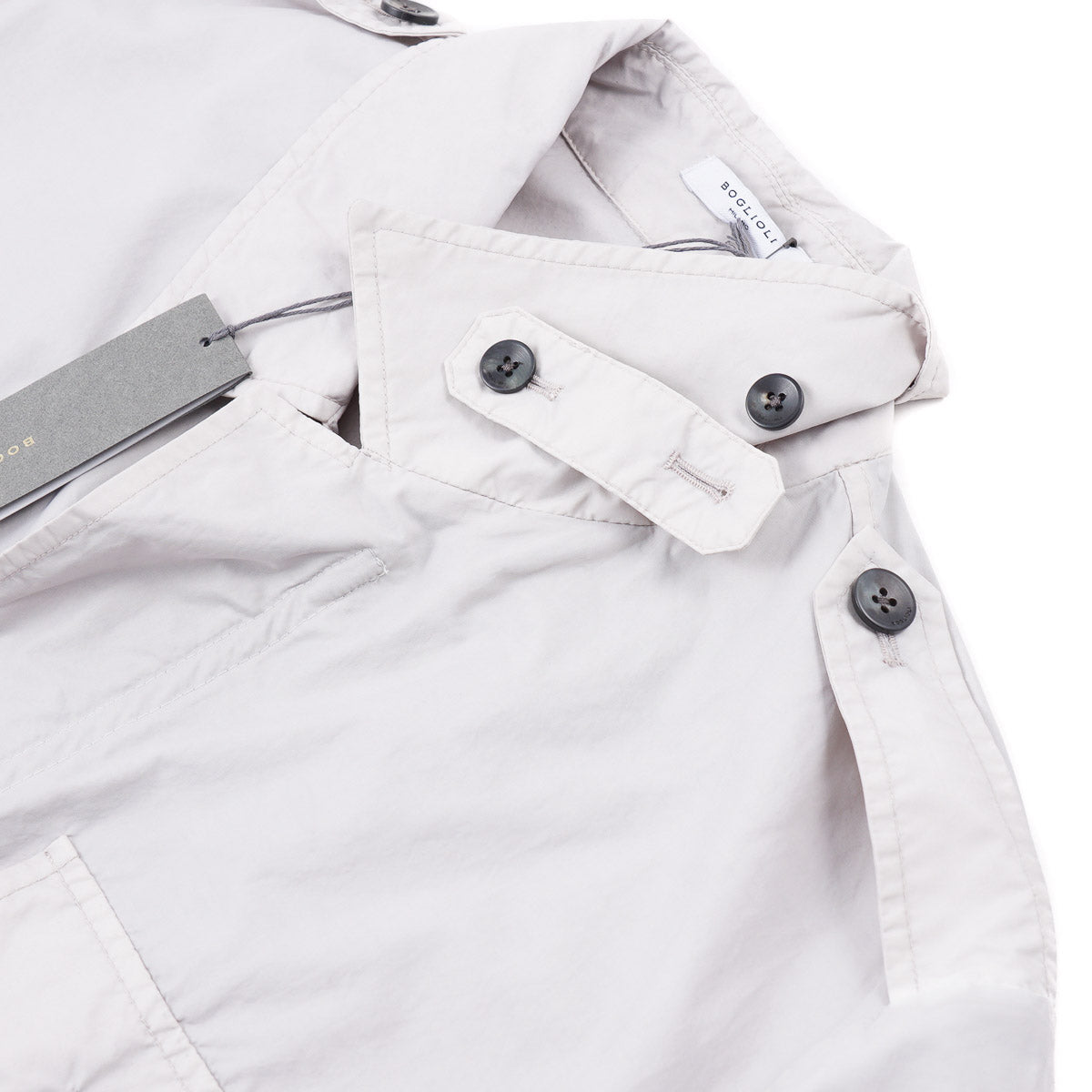 Boglioli Men's Water Repellent Technical Field Jacket - Lightweight Outdoor Windbreaker for Hiking, Camping & Travel
