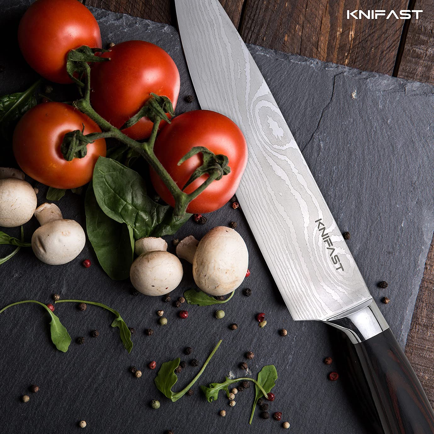 16-Piece German High Carbon Stainless Steel Professional Chef Knife Set with Wooden Block - Ultra Sharp Forged Kitchen Knives for Slicing, Dicing & Food Prep - Perfect for Home Chefs & Culinary Enthusiasts