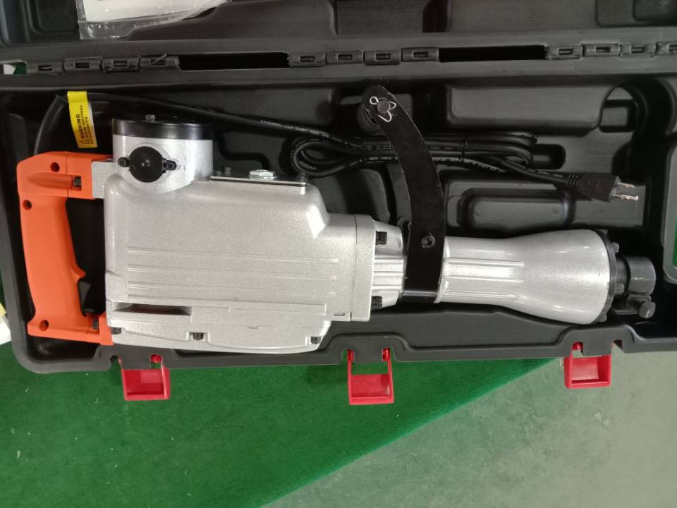 1500W Heavy Duty Electric Demolition Hammer - 1700 BPM Jackhammer with 2 Chisel Bits for Concrete Breaking, Trenching & Construction Work | 731500DB