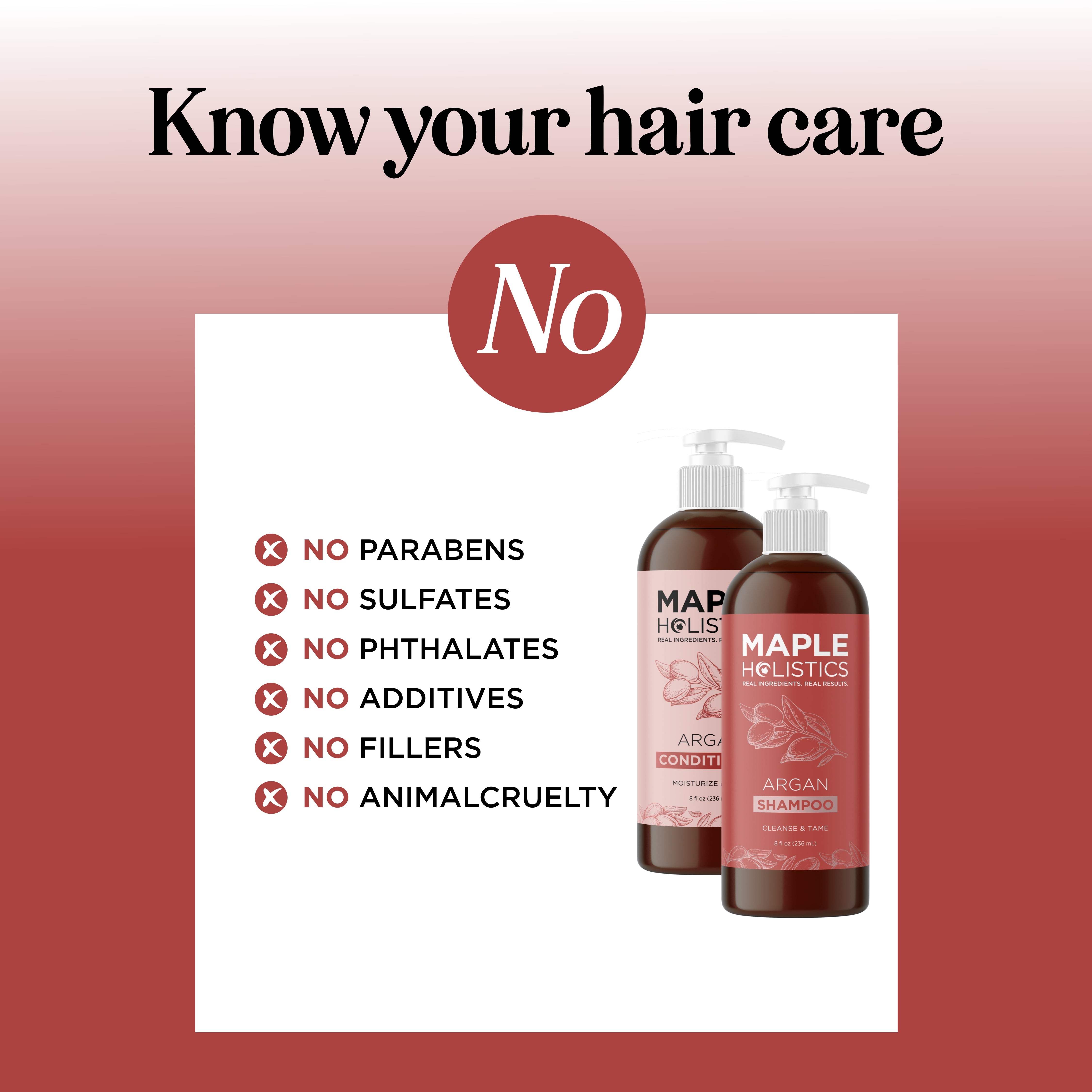 Pure Moroccan Argan Oil Shampoo & Conditioner Set for Dry, Damaged Hair - Sulfate-Free Hair Care Kit with Vitamin E - Perfect for Hydration & Repair at Home or Salon Use