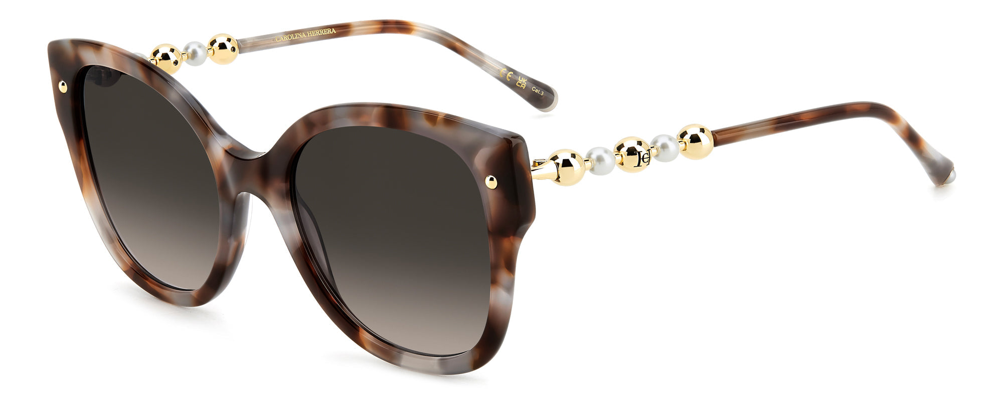 Carolina Herrera HER 0318/S Women's Luxury Sunglasses - UV Protection & Polarized Lenses for Driving, Beach & Outdoor Fashion