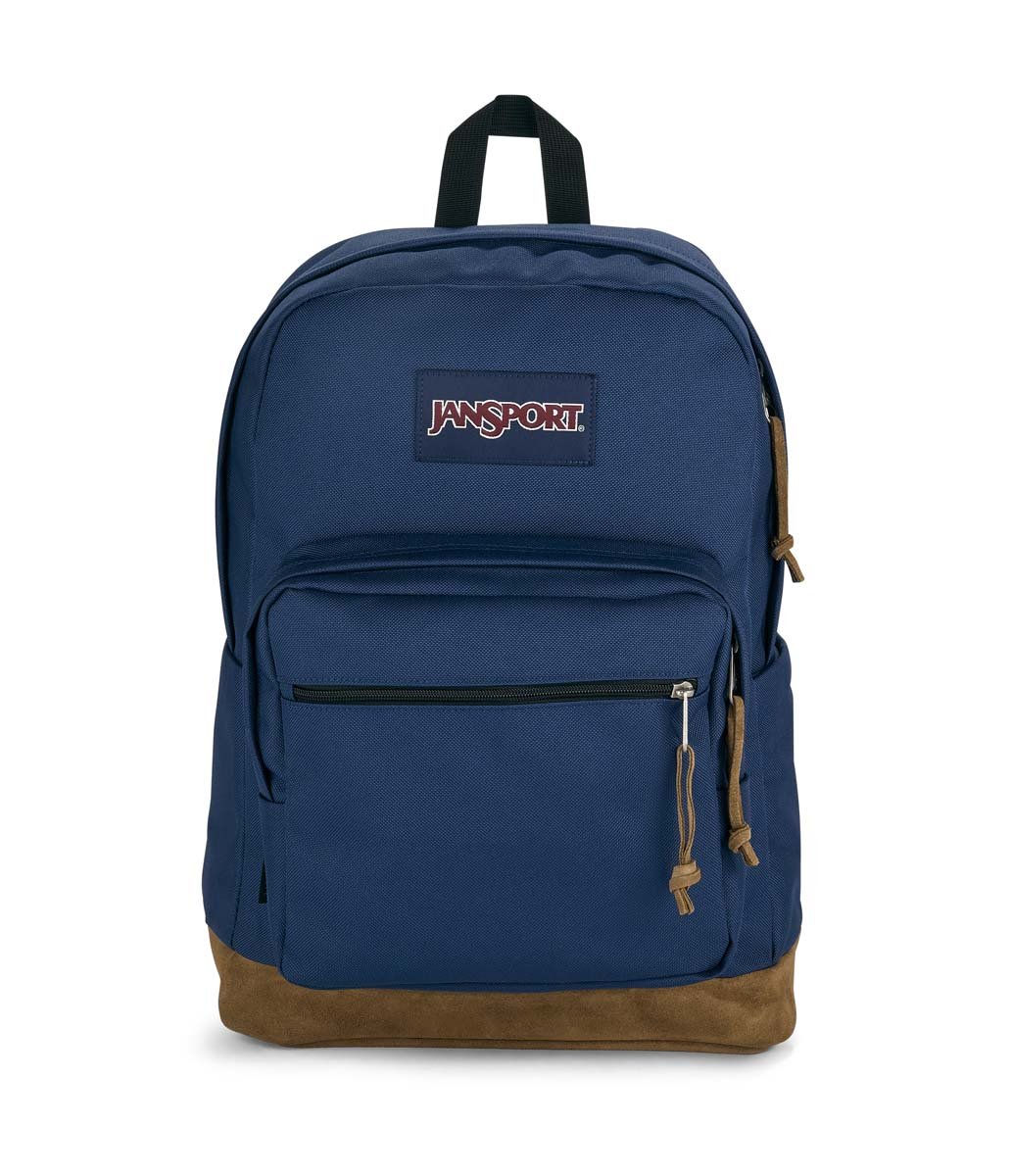 JanSport Right Pack Backpack - Navy Blue School & Travel Backpack for Students & Commuters | Durable Laptop Bag for College, Work & Outdoor Adventures