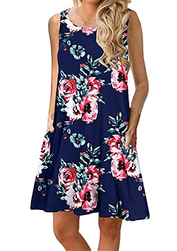 Navy Blue Flower