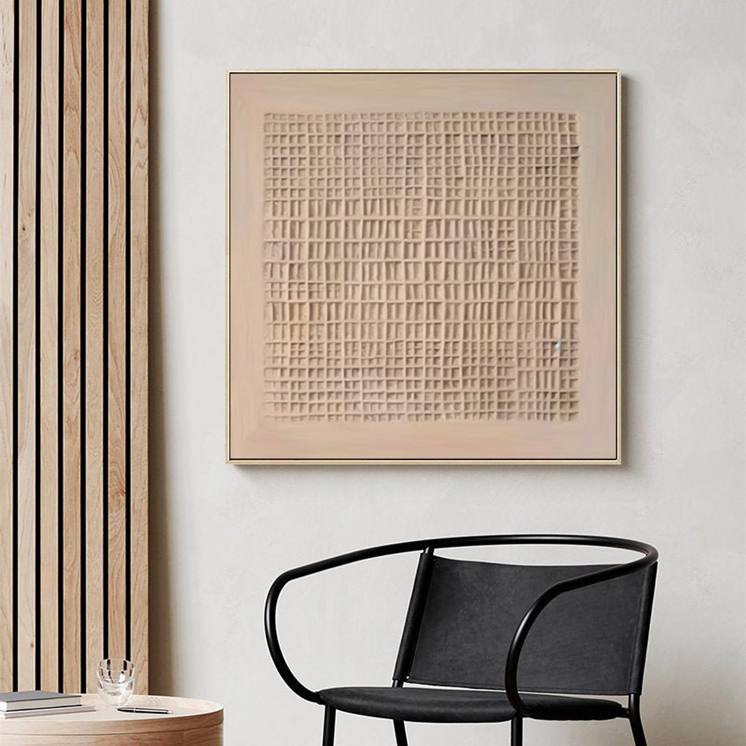 Beige & Brown Abstract Art Print #BB025 - Perfect for Modern Home Decor, Office Wall Art & Gift Ideas