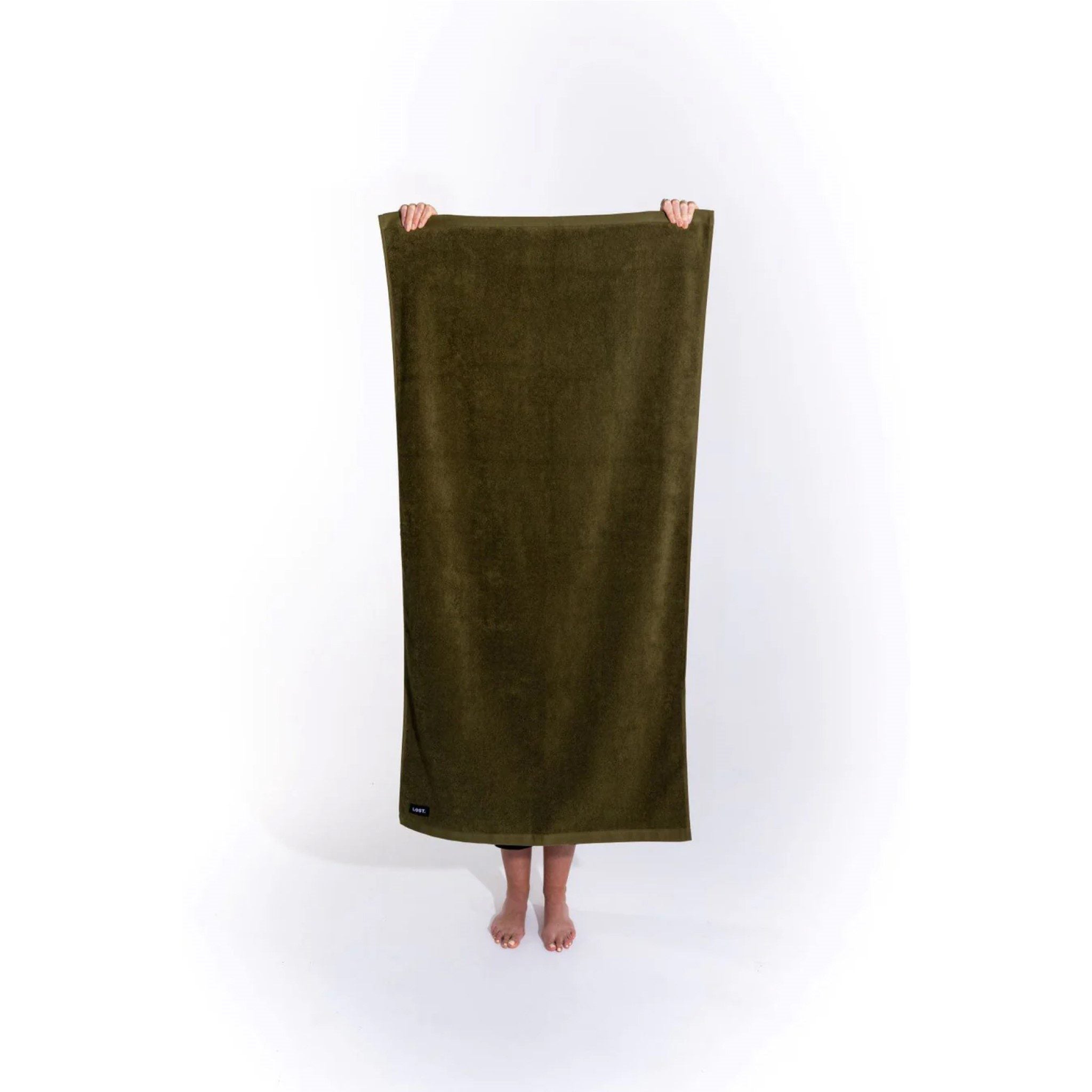 Premium LOST TOWELS Bath Towel - 70x140cm (28x55 inches) Soft Absorbent Quick-Dry Khaki Bath Towel for Spa, Gym, Beach & Luxury Bathroom Use