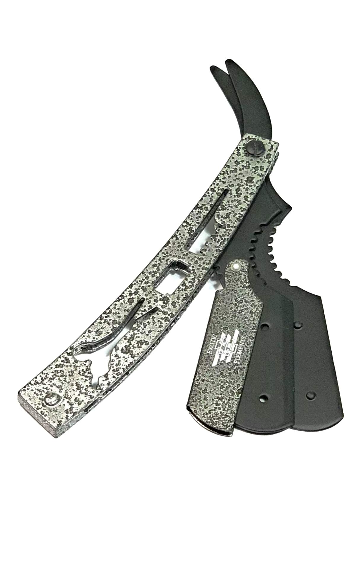 Professional Barber Beard Straight Edge Razor - Folding Shaving Knife for Precise Grooming | Perfect for Home & Salon Use, Travel & Gift for Men