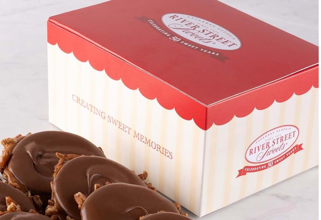 Premium Milk Chocolate Bear Claws - Classic Deluxe 18-Piece Gift Box | Handmade Gourmet Chocolates by River Street Sweets | Perfect for Holidays, Parties & Sweet Gifts