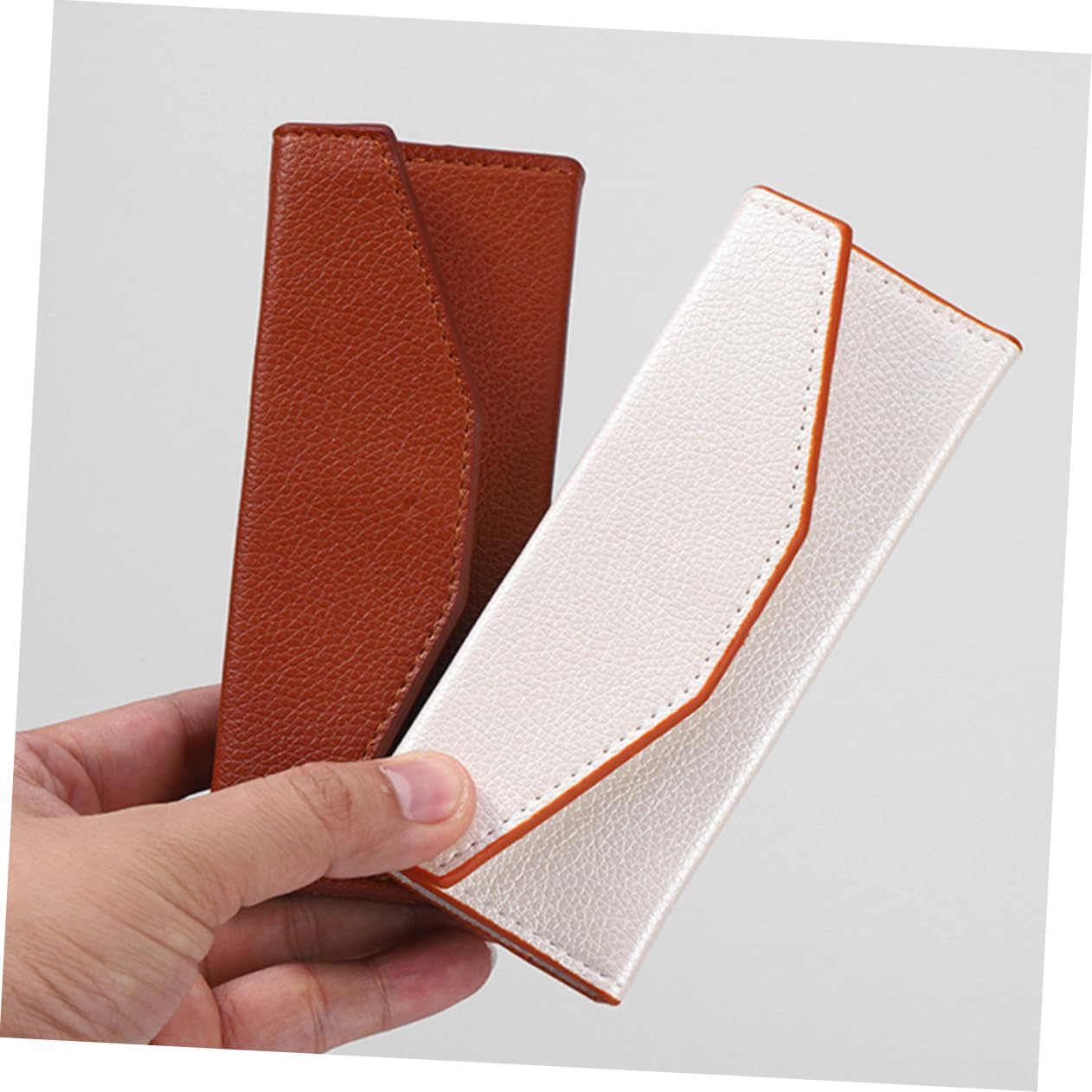 Mikinona 2-Piece Empty Eyelash Extension Tweezer Holder Case - Portable Travel Storage Bag for Lash Artists & Professionals - Perfect for Salon, Home Use & On-the-Go Organization