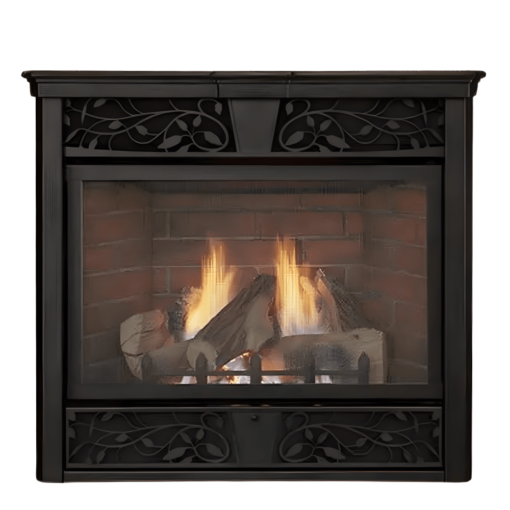 Monessen Symphony 24 Inch Vent Free Gas Fireplace - Indoor Heating Solution for Living Rooms, Bedrooms & Apartments | Energy Efficient & Easy Installation