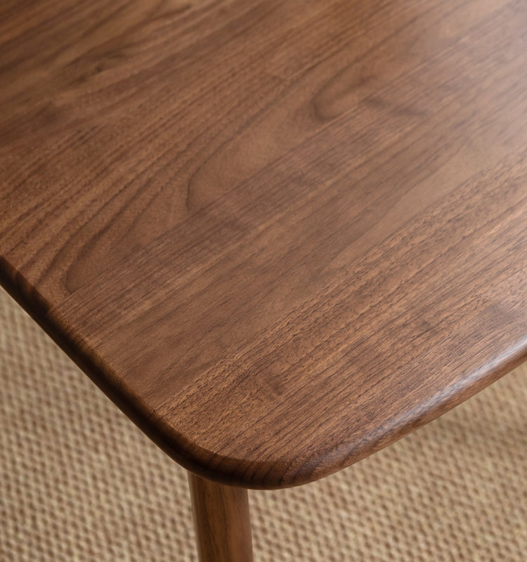 Premium Black Walnut & Ash Solid Wood Dining Chair - Handcrafted Modern Farmhouse Style for Kitchen, Dining Room & Home Decor
