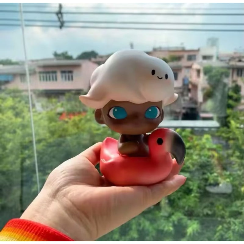 DIMOO In Thailand Flamingo Limited Edition Collectible Figure - Cute & Rare Anime Character Statue for Display, Gift & Home Decor